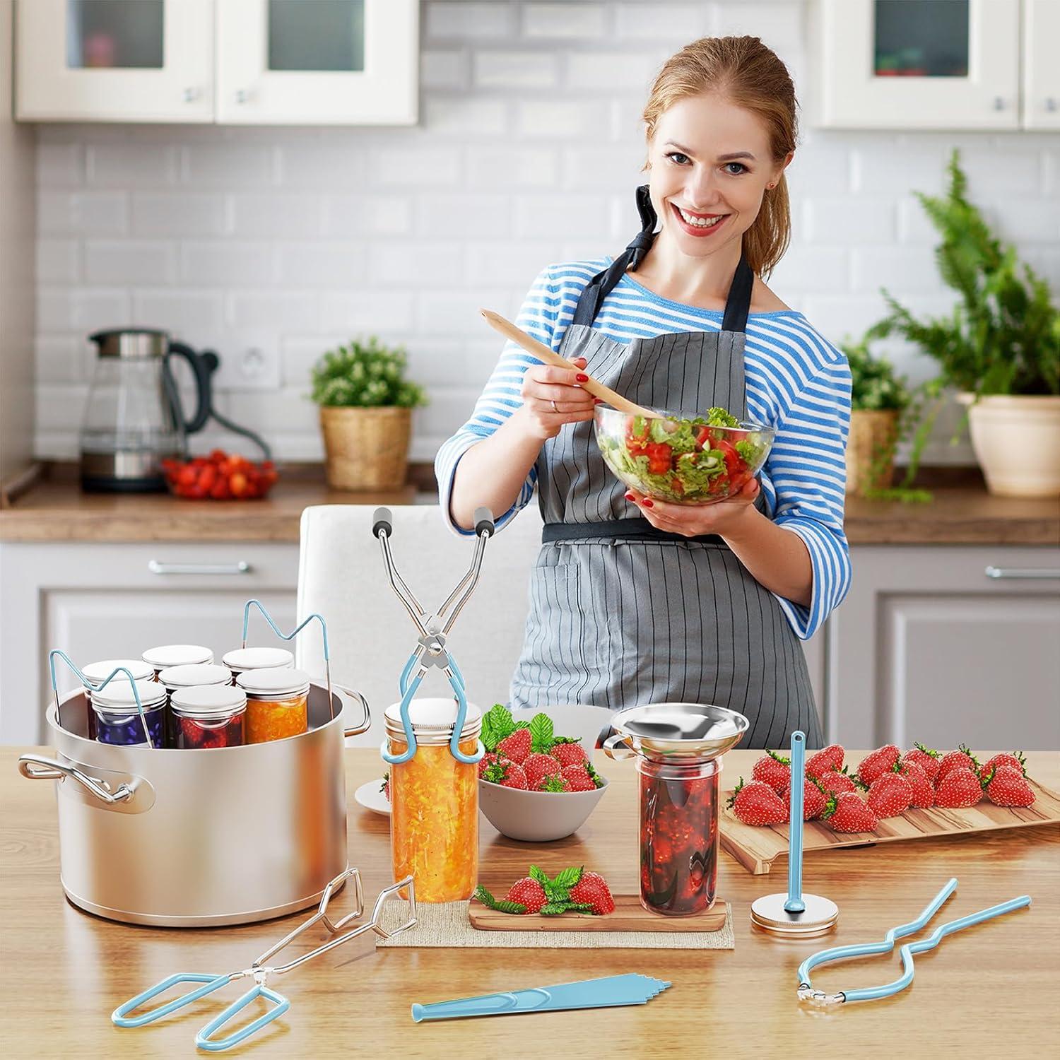 Kit de Conservas Pisol 7 Piezas con Estante Acero Inoxidable