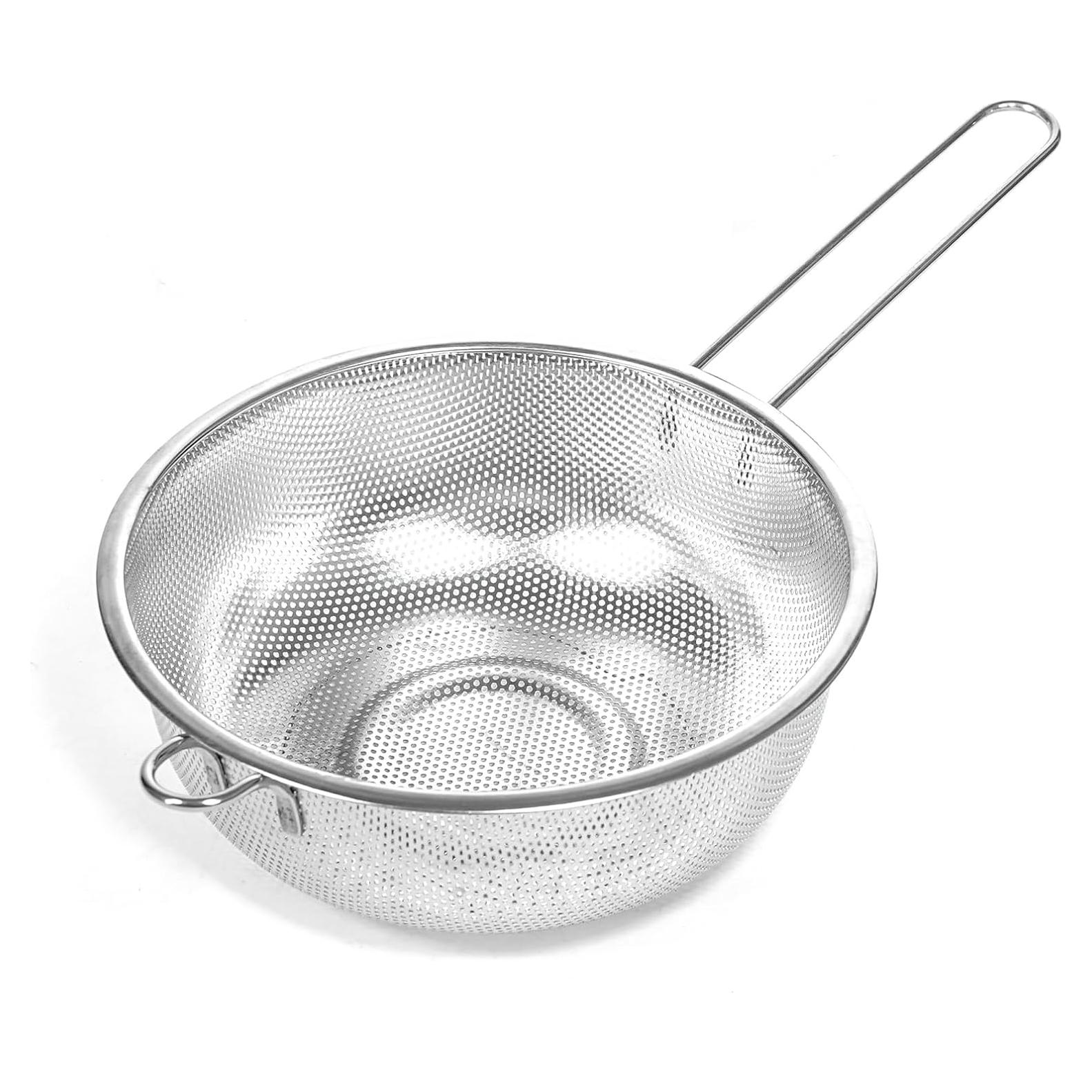 Colador de acero inoxidable ICEICE 21.8 cm con mango ergonómico