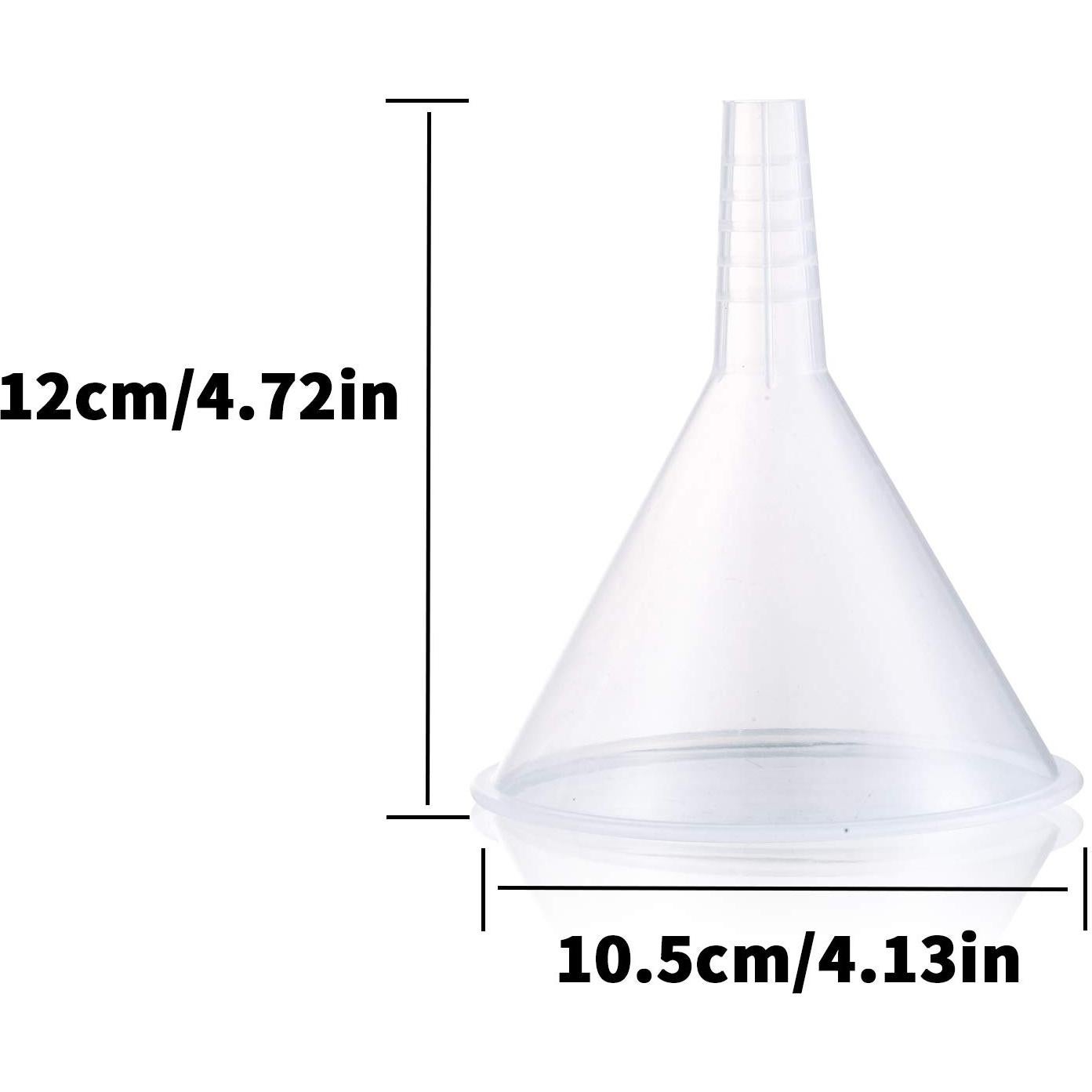 Juego de Embudos de Plástico Young4us - 3 Tamaños 100mm, 75mm, 50mm