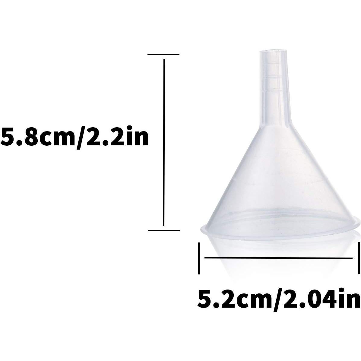 Juego de Embudos de Plástico Young4us - 3 Tamaños 100mm, 75mm, 50mm