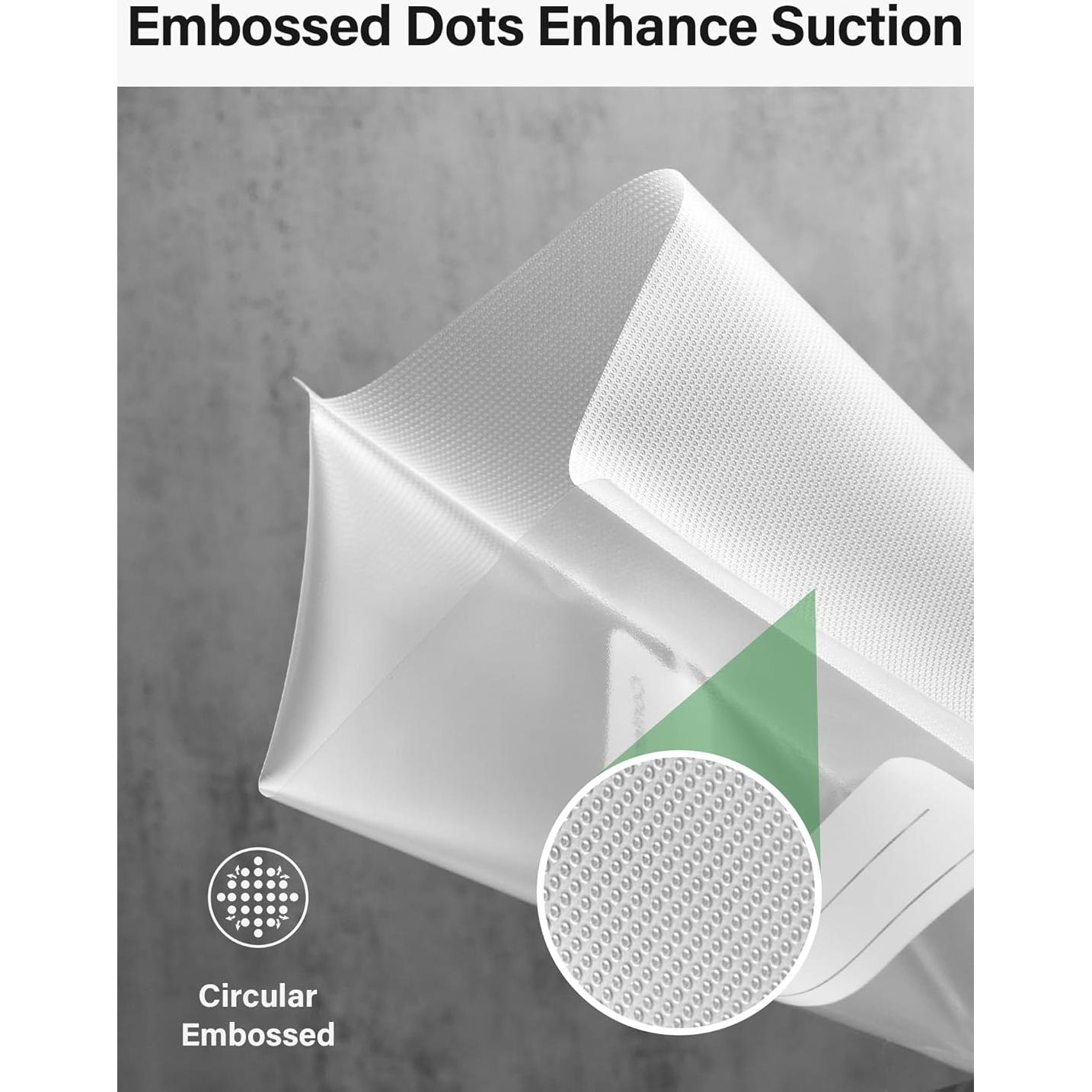 Bolsas de Sellado al Vacío Kootek 150 Pzas 11x16 8x12 6x10