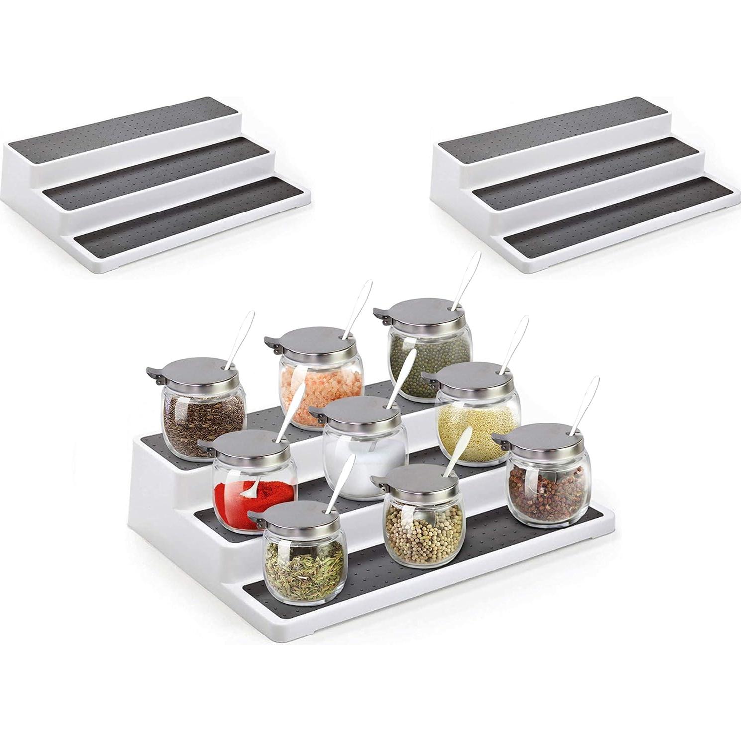 Estante giratorio antideslizante 3 niveles Comelyjewel