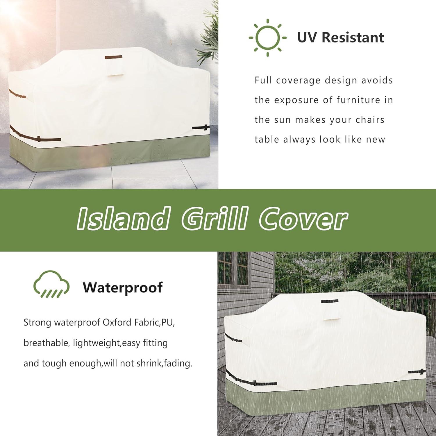 Funda para Parrilla de Isla Osileyo 2.49m Impermeable 600D