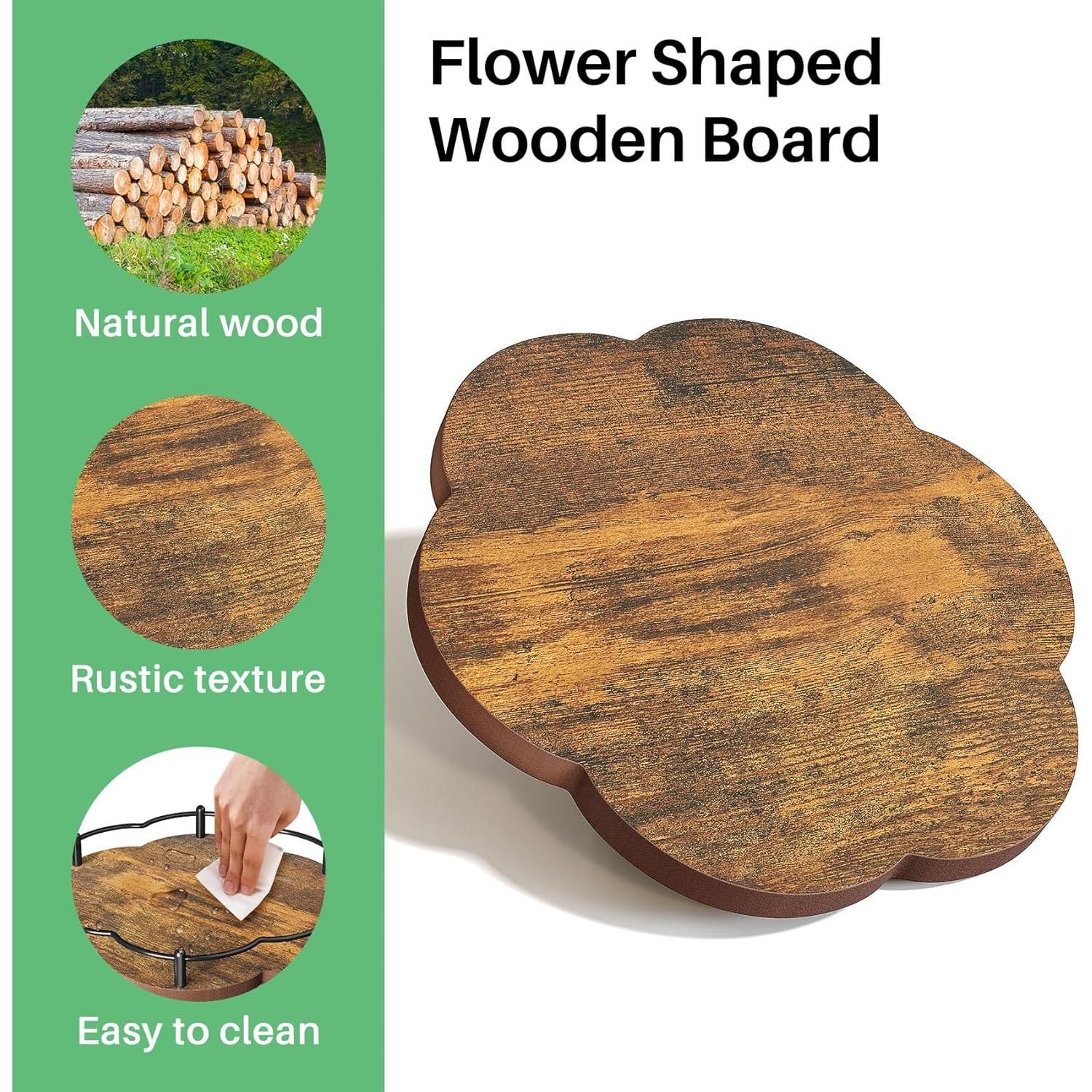 Organizador de especias giratorio SNTD 2 niveles 25,4 cm negro