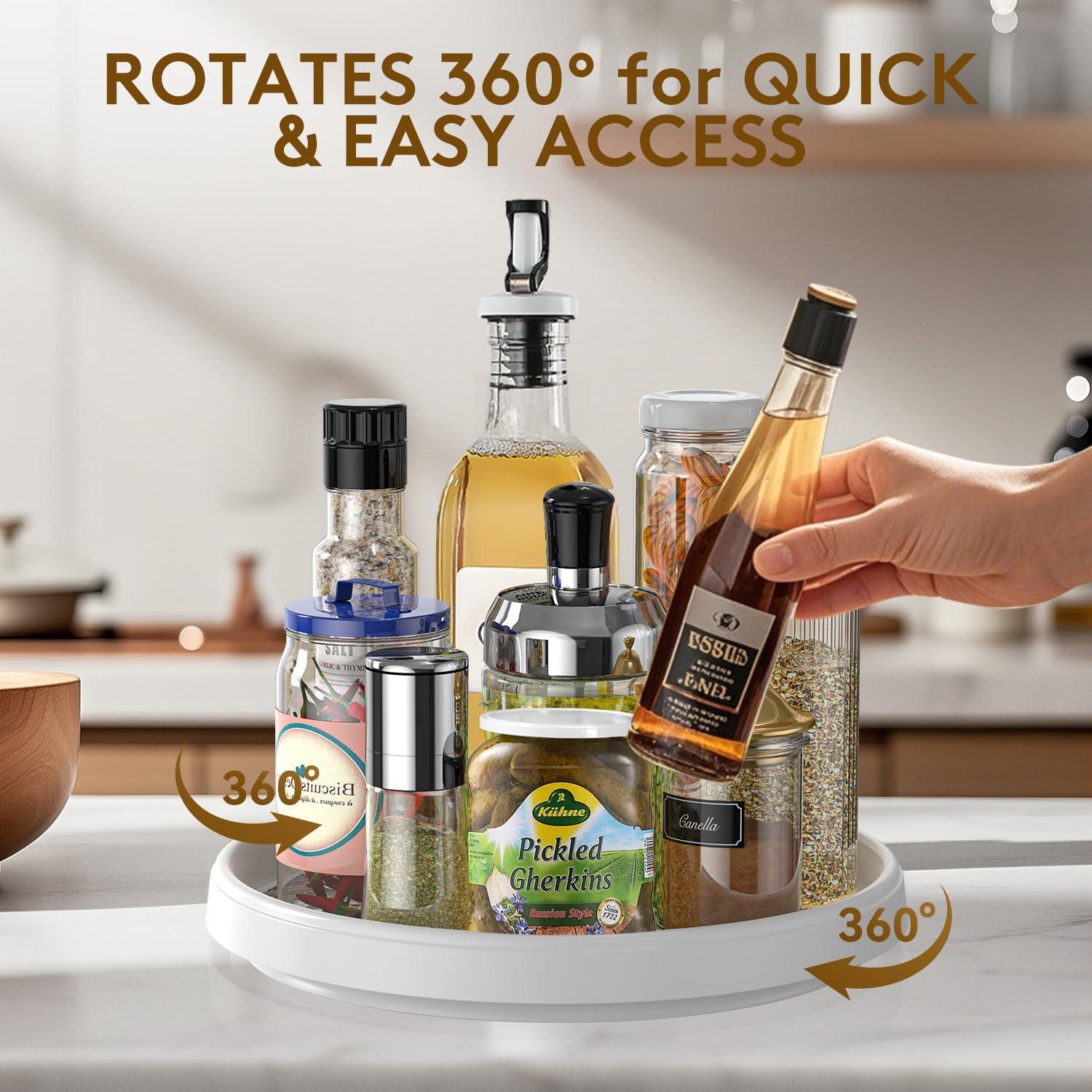 Organizador Giratorio Lazy Susan P PRETIRENO 25,4 cm Antideslizante