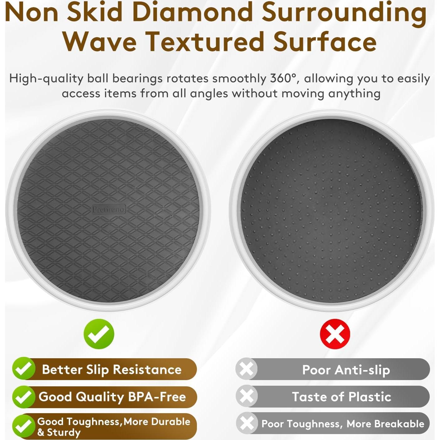 Organizador Giratorio Lazy Susan P PRETIRENO 25,4 cm Antideslizante