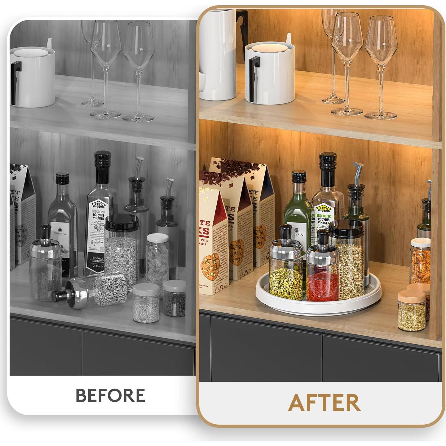 Organizador Giratorio Lazy Susan P PRETIRENO 25,4 cm Antideslizante