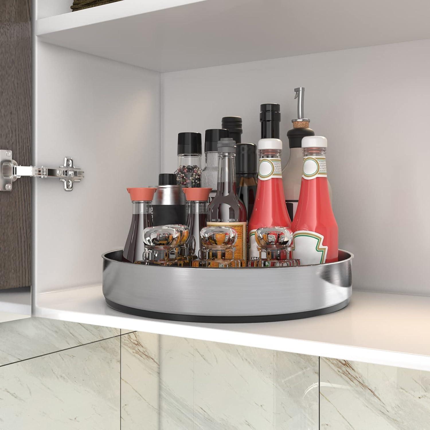 Gabinete Lazy Susan VAEHOLD Acero Inoxidable 25,4 cm Negro