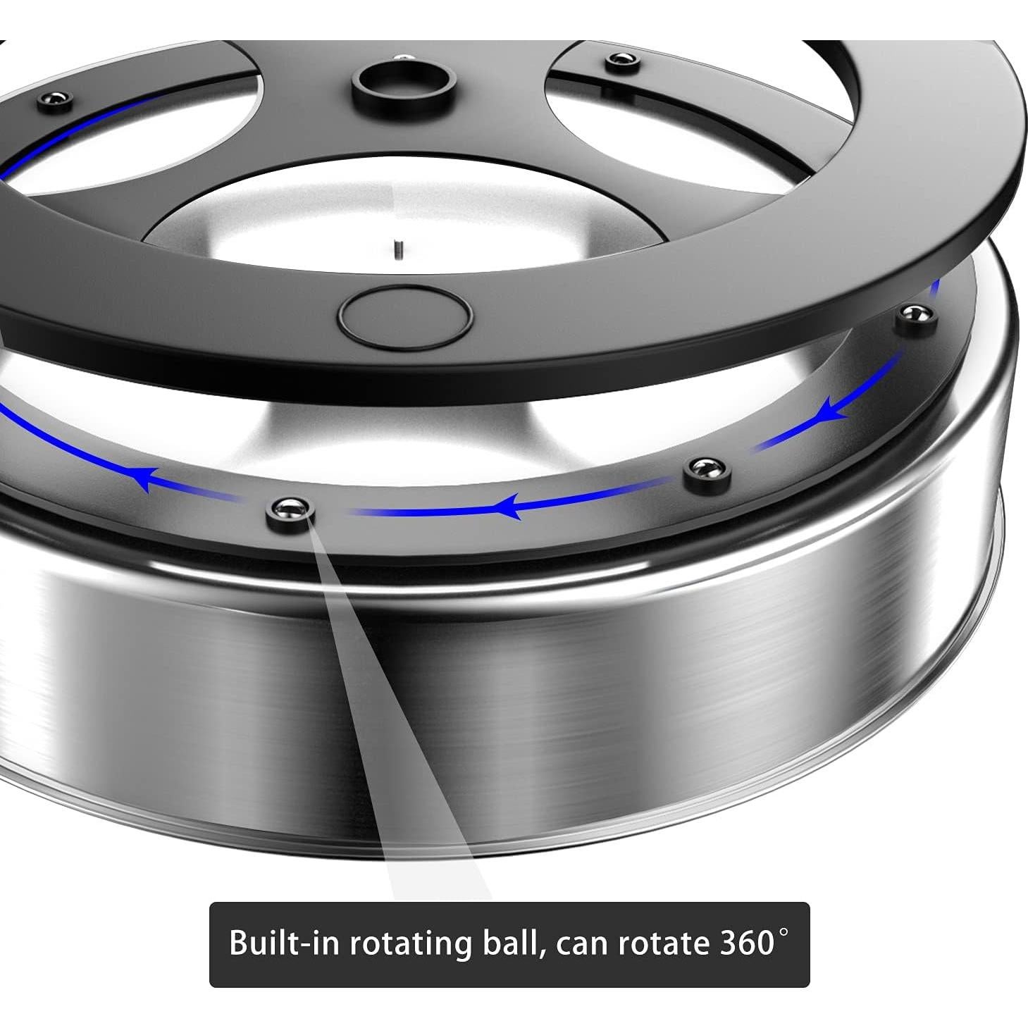 Gabinete Lazy Susan VAEHOLD Acero Inoxidable 25,4 cm Negro