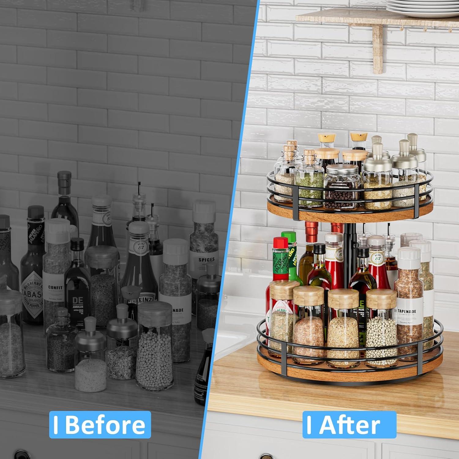 Organizador Giratorio OVICAR Lazy Susan 2 Niveles 30,48 cm