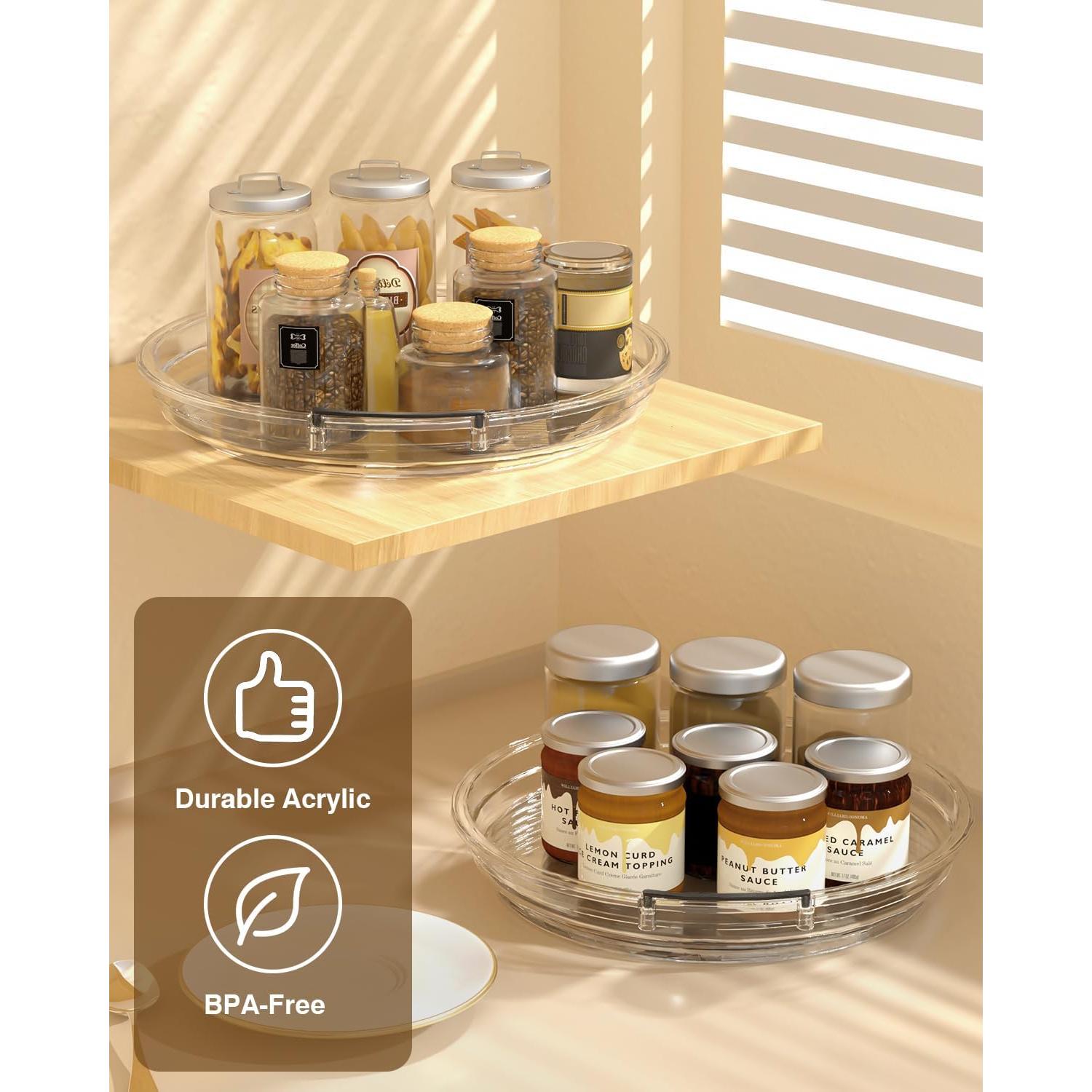 Organizador Lazy Susan 2 Niveles Incostar 23.5 cm y 30 cm
