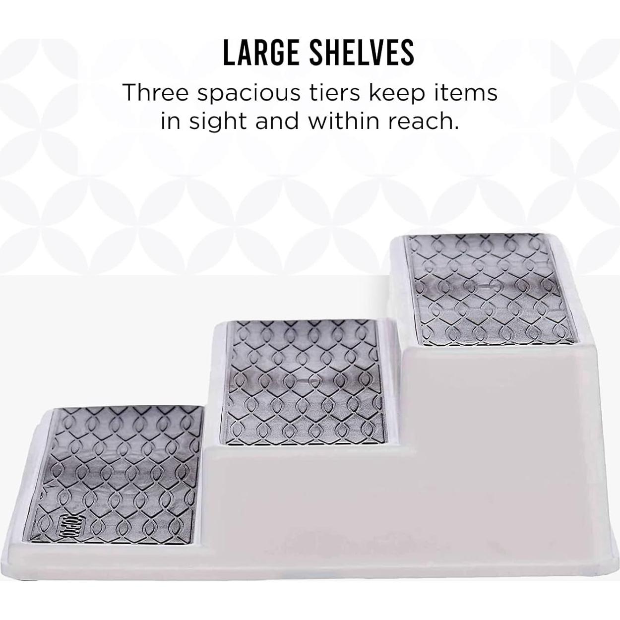 Organizador de Gabinete de Cocina Copco 3 Niveles Antideslizante