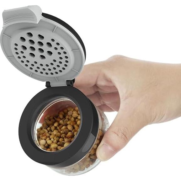 Estante de Especias Giratorio Aurakoa 2 Niveles 12 Frascos