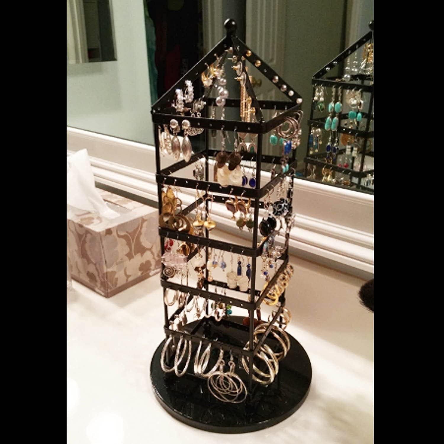 TamBee Organizador Lazy Susan Acrílico 15,24 cm Negro