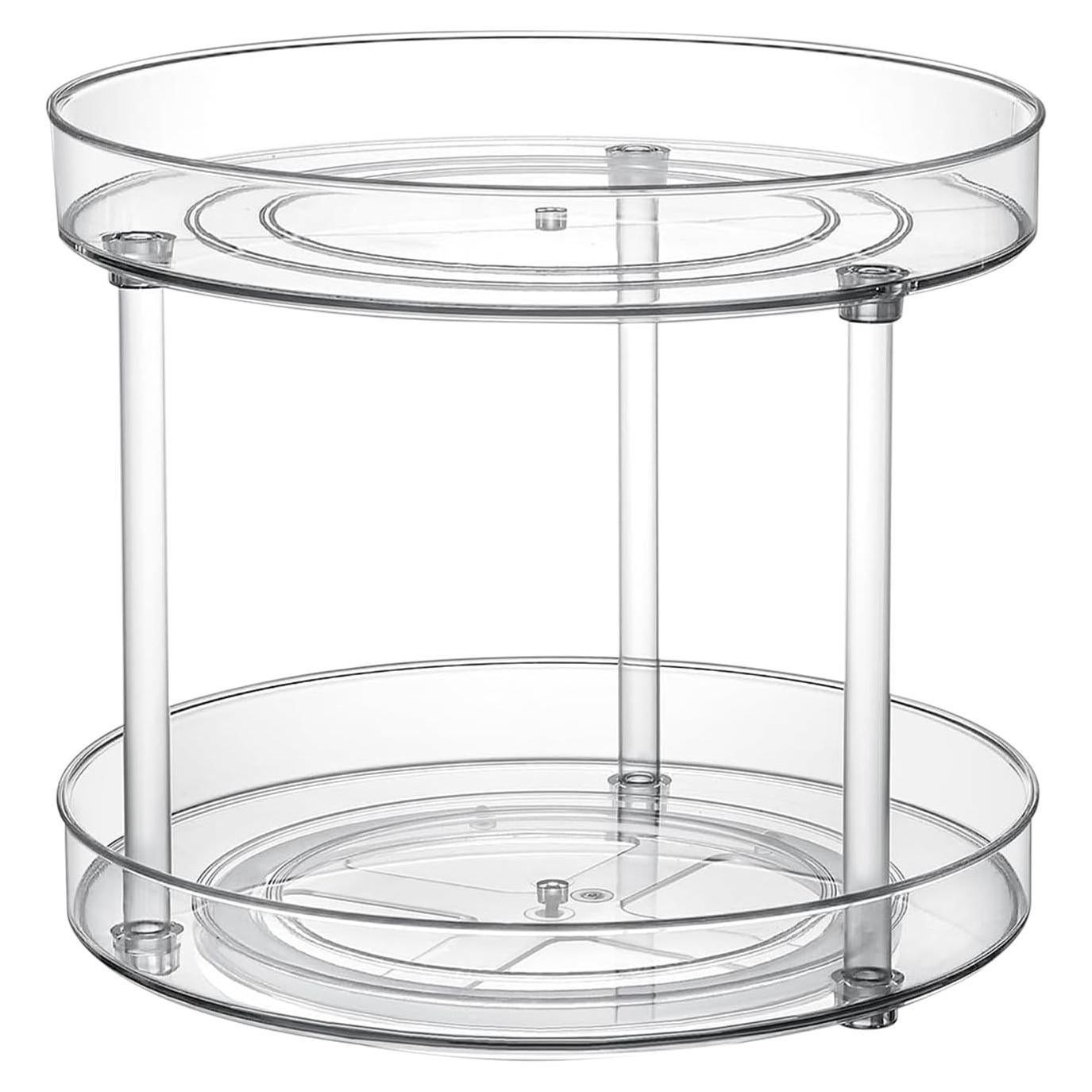 Organizador Giratorio ShelfShaper 2 Niveles 23.5 cm Claro