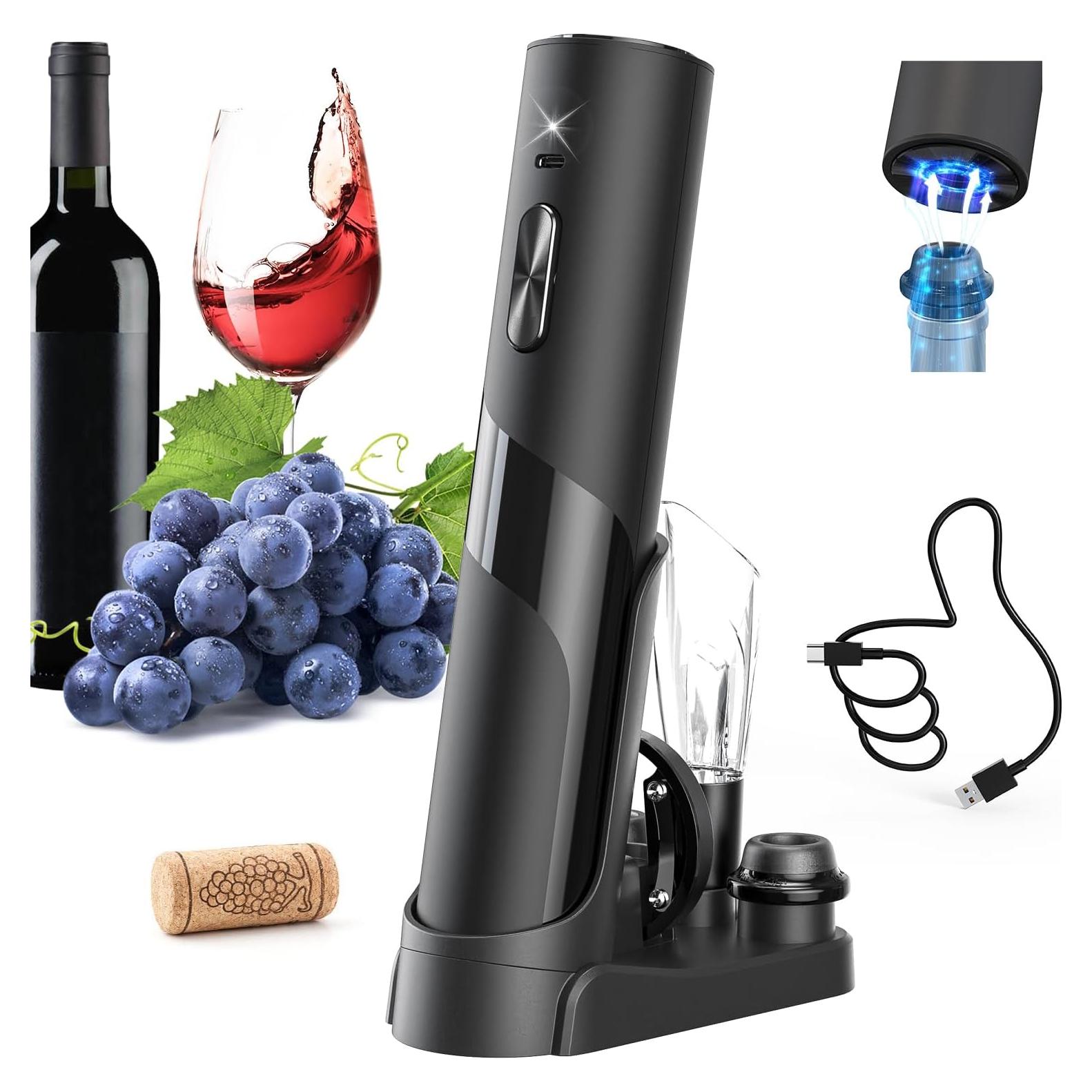 CIRCLE JOY Abrebotellas Eléctrico 7-en-1 con Cargador