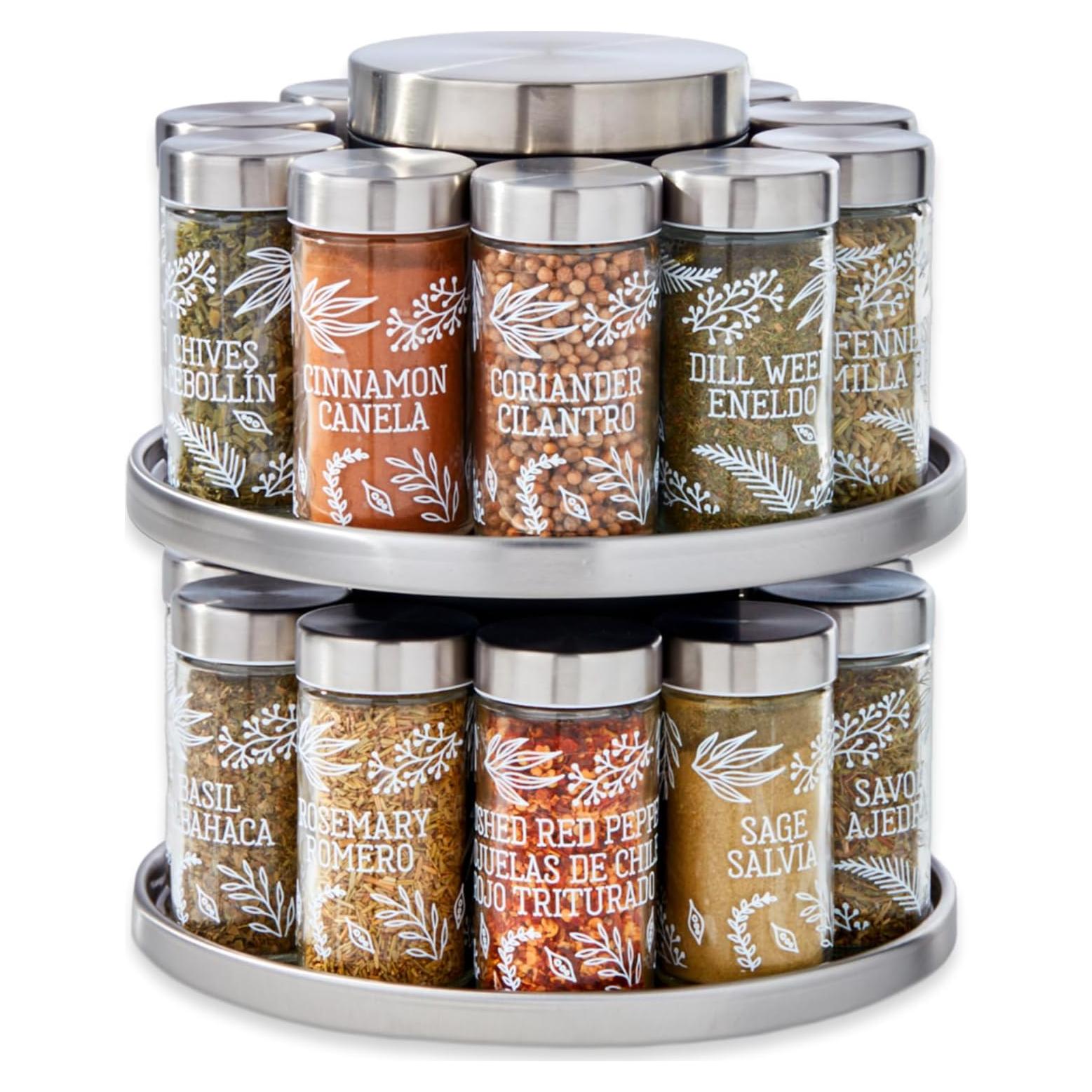 Soporte Giratorio para Especias Kamenstein 20 Tarros 3.73 kg