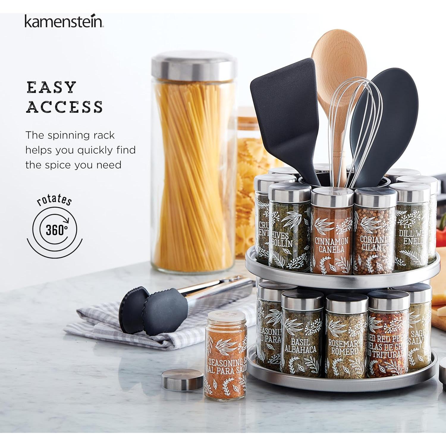 Soporte Giratorio para Especias Kamenstein 20 Tarros 3.73 kg