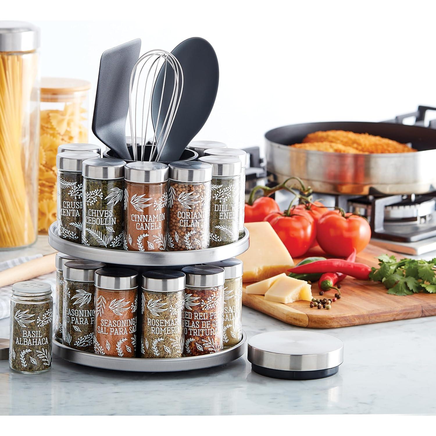Soporte Giratorio para Especias Kamenstein 20 Tarros 3.73 kg