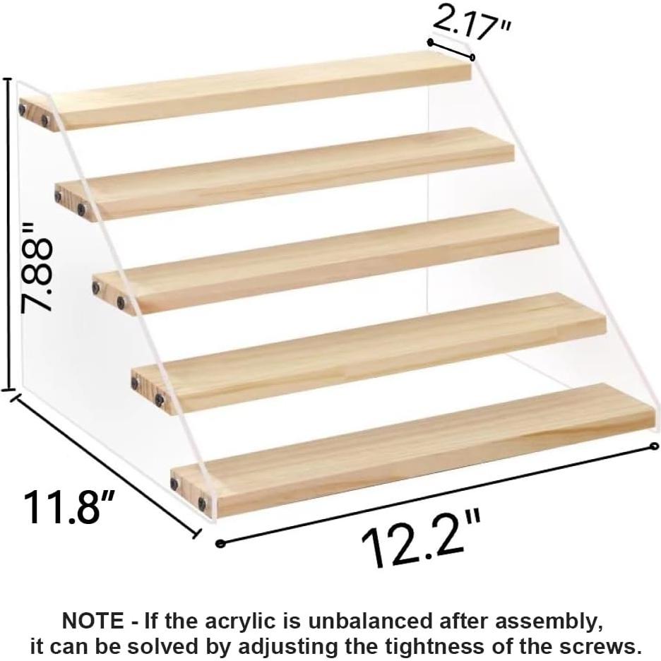 Estante organizador de especias VAEHOLD 5 niveles madera