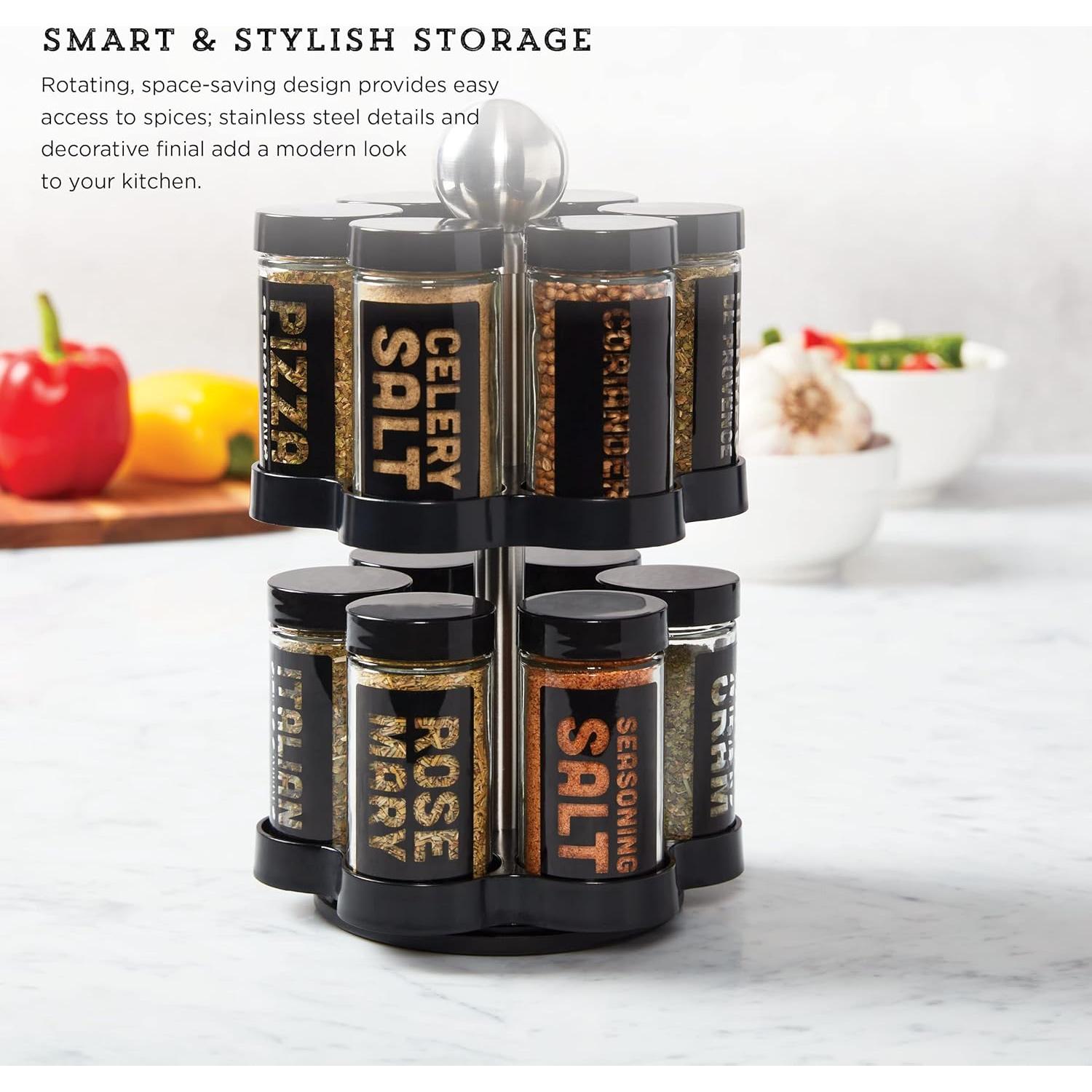 Estante Giratorio de Especias Kamenstein Madison 12 Tarros
