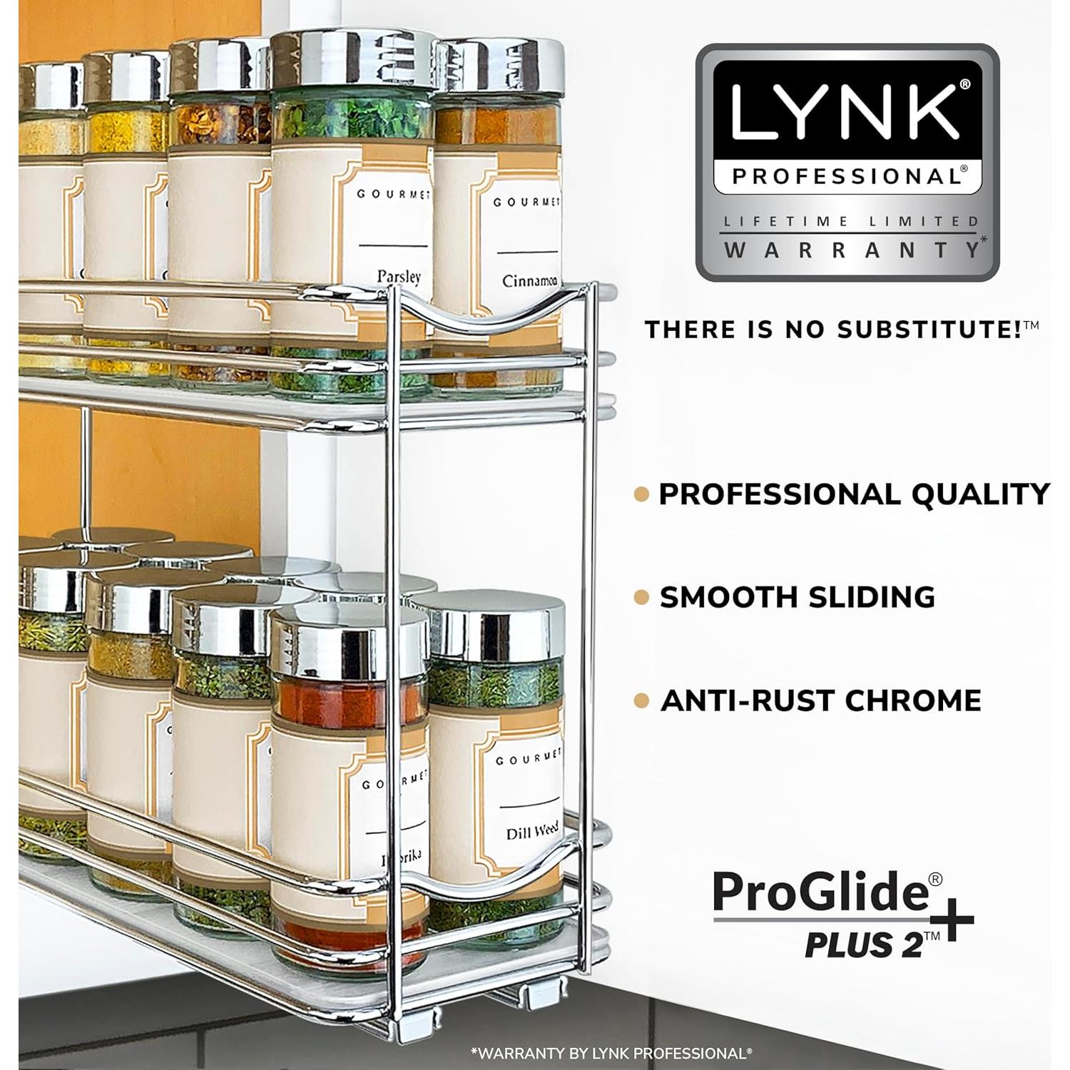 Estante Extraíble LYNK PROFESSIONAL 10,8 cm Cromo 2 Niveles