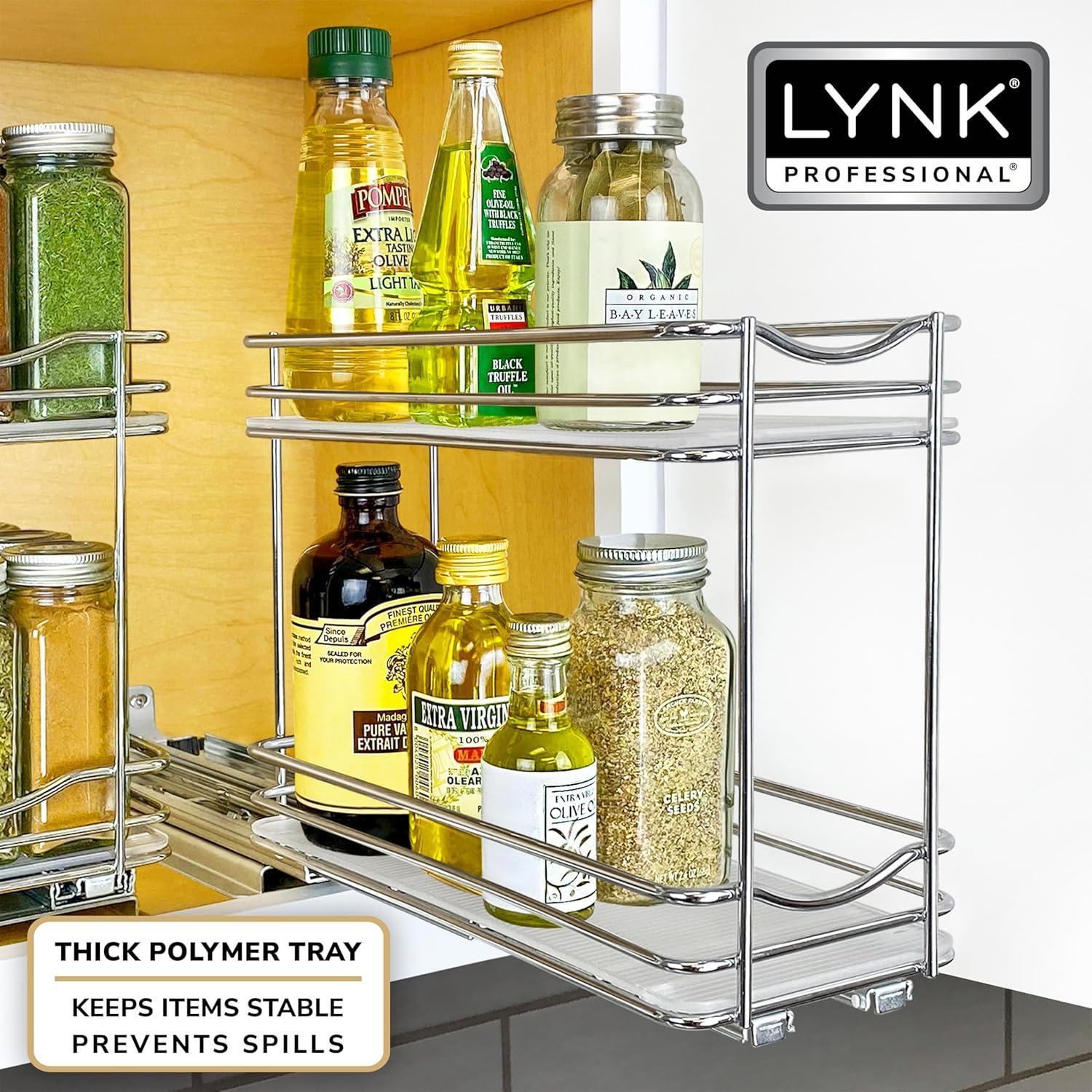 Estante Extraíble LYNK PROFESSIONAL 10,8 cm Cromo 2 Niveles