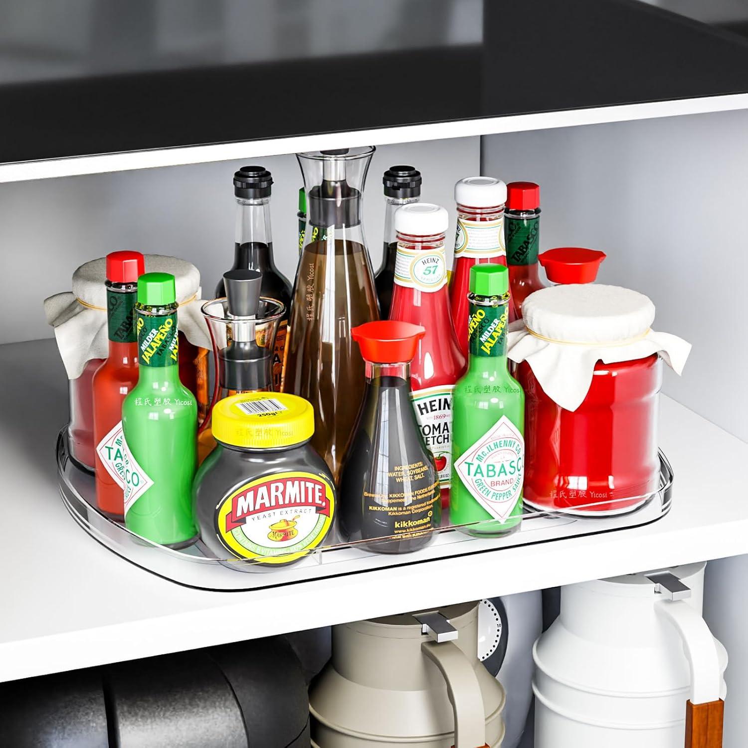 Organizador de Refrigerador Yieach 40x30 cm Rotativo 360°