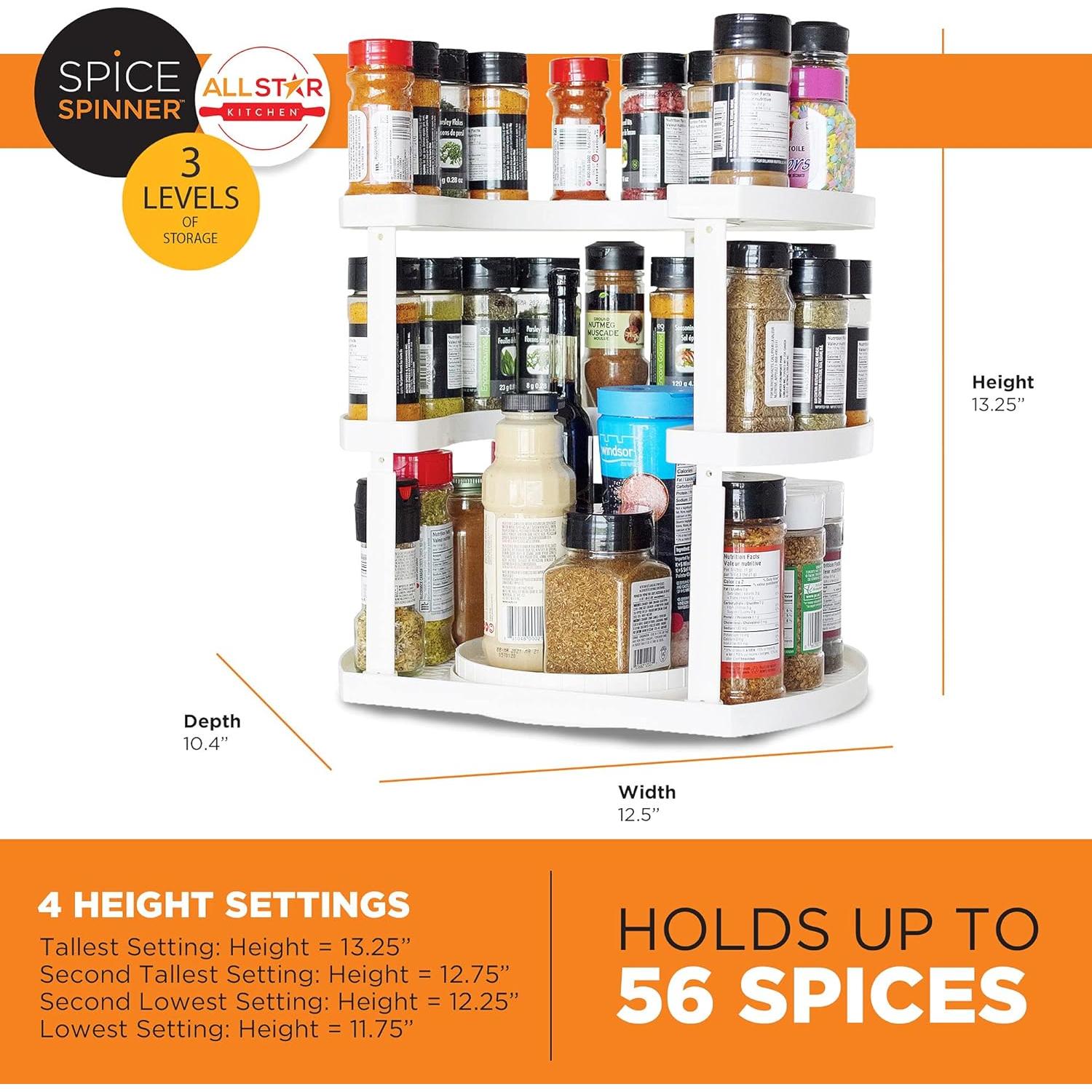 Organizador de Especias Allstar Innovations Spice Spinner 3 Niveles