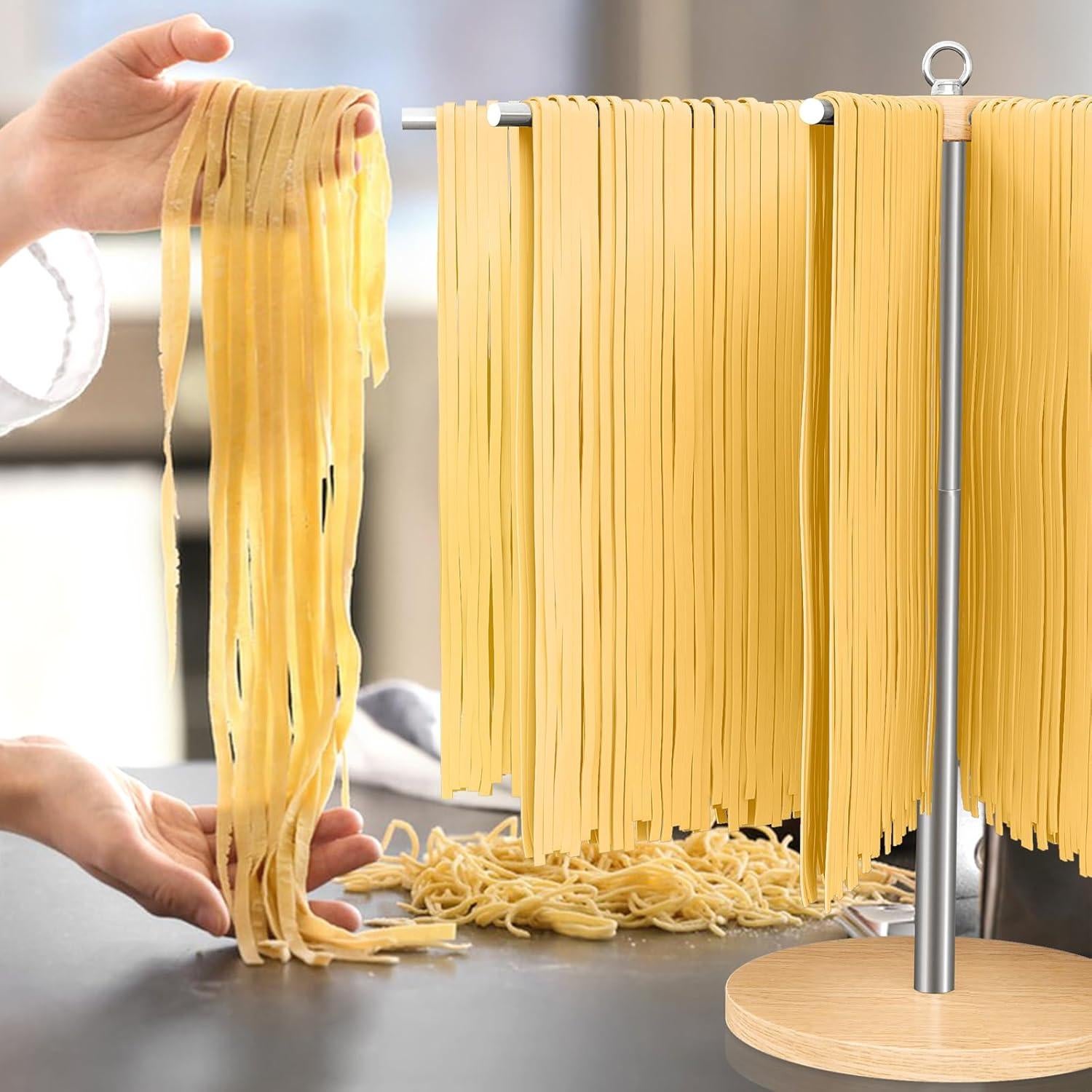Soporte para Secar Pasta STWWO Ajustable Acero Inoxidable