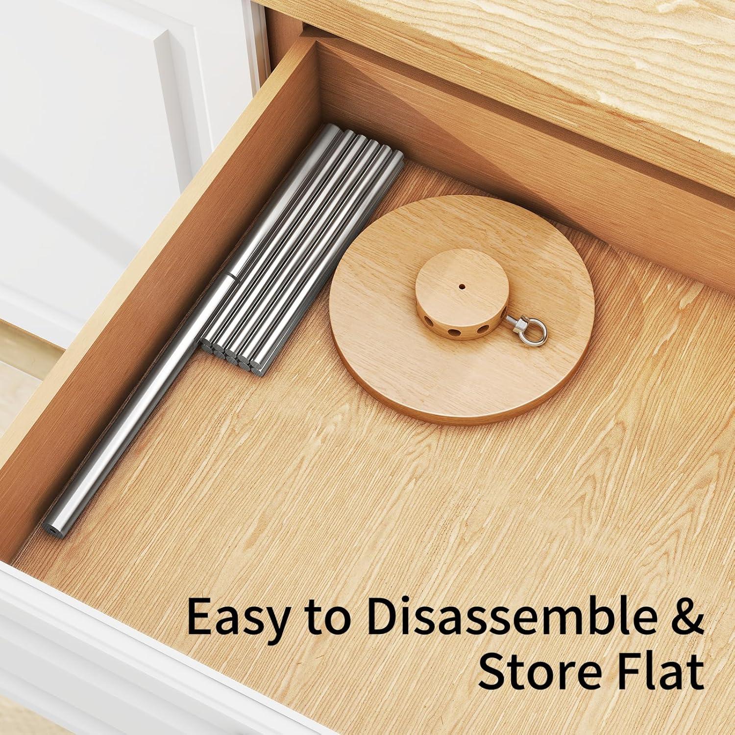 Soporte para Secar Pasta STWWO Ajustable Acero Inoxidable