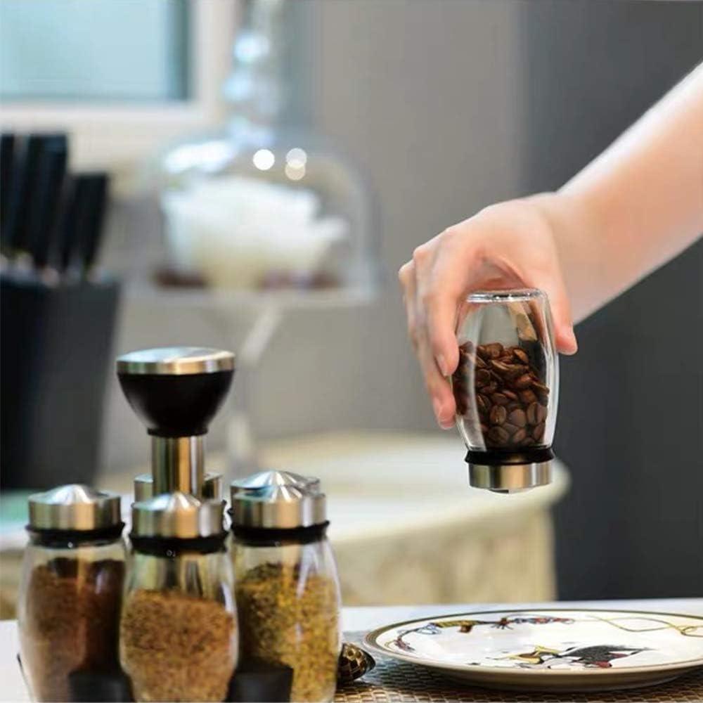 Organizador de Especias Giratorio Hossejoy 6 Frascos Vidrio