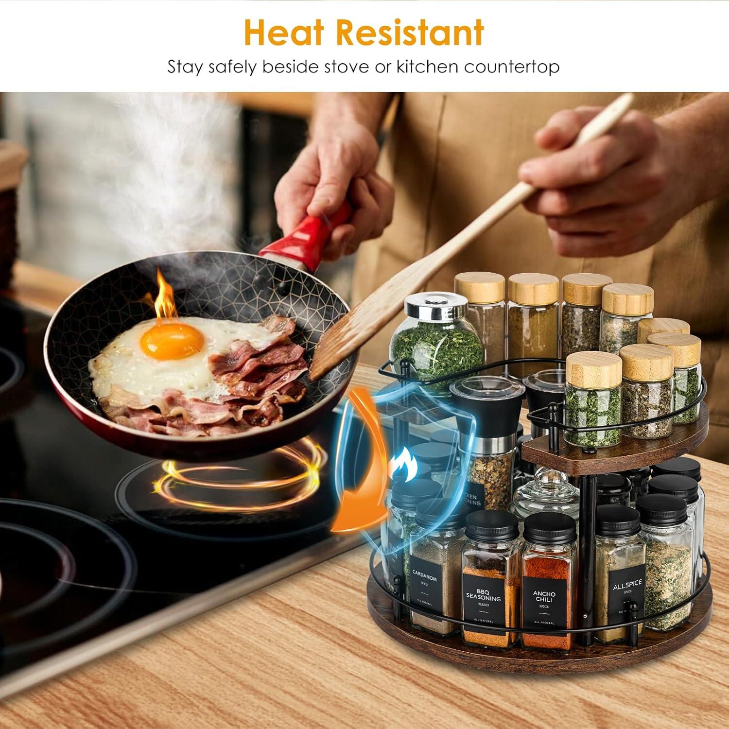 Organizador de Especias Giratorio Vigdit 2 Niveles 30,48 cm