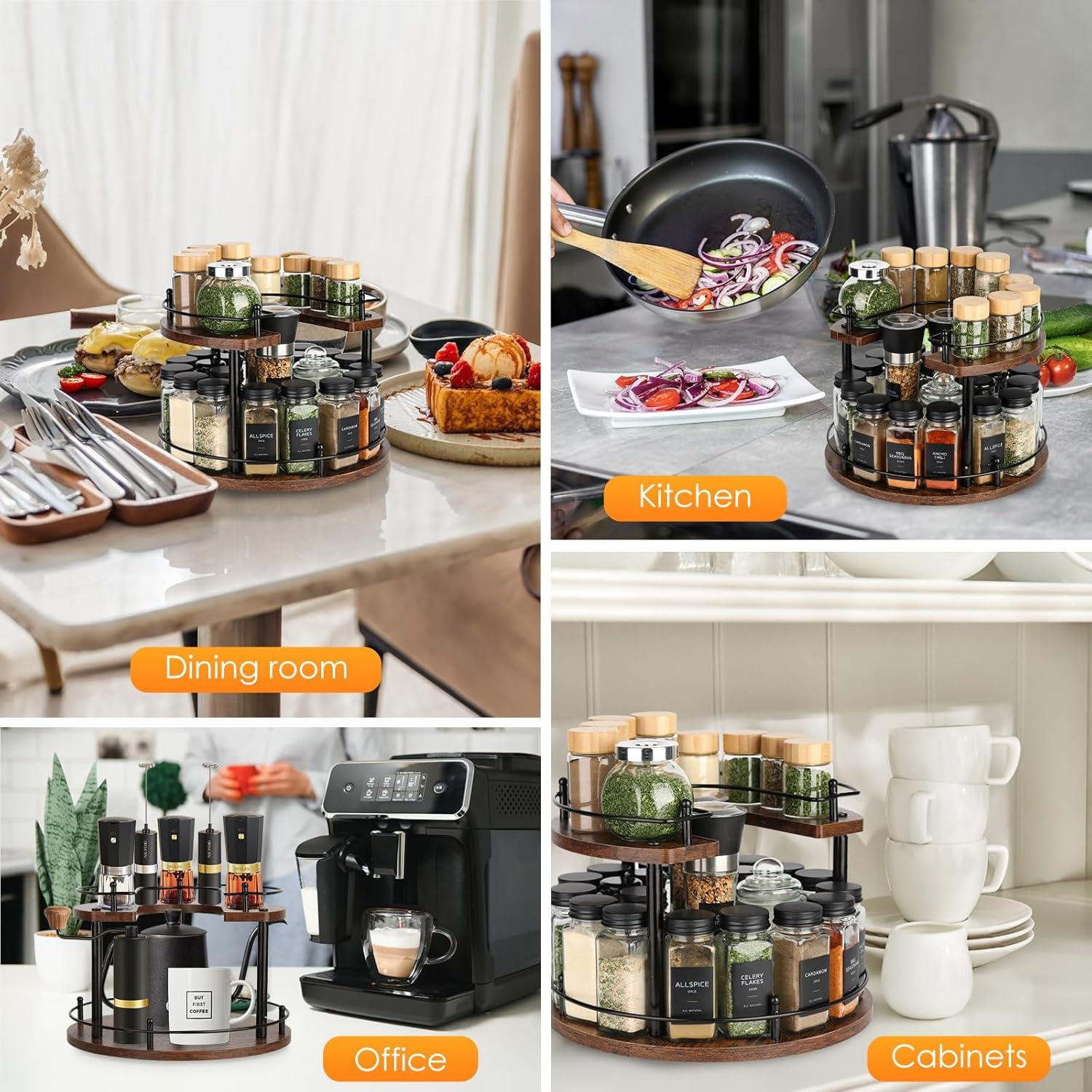 Organizador de Especias Giratorio Vigdit 2 Niveles 30,48 cm