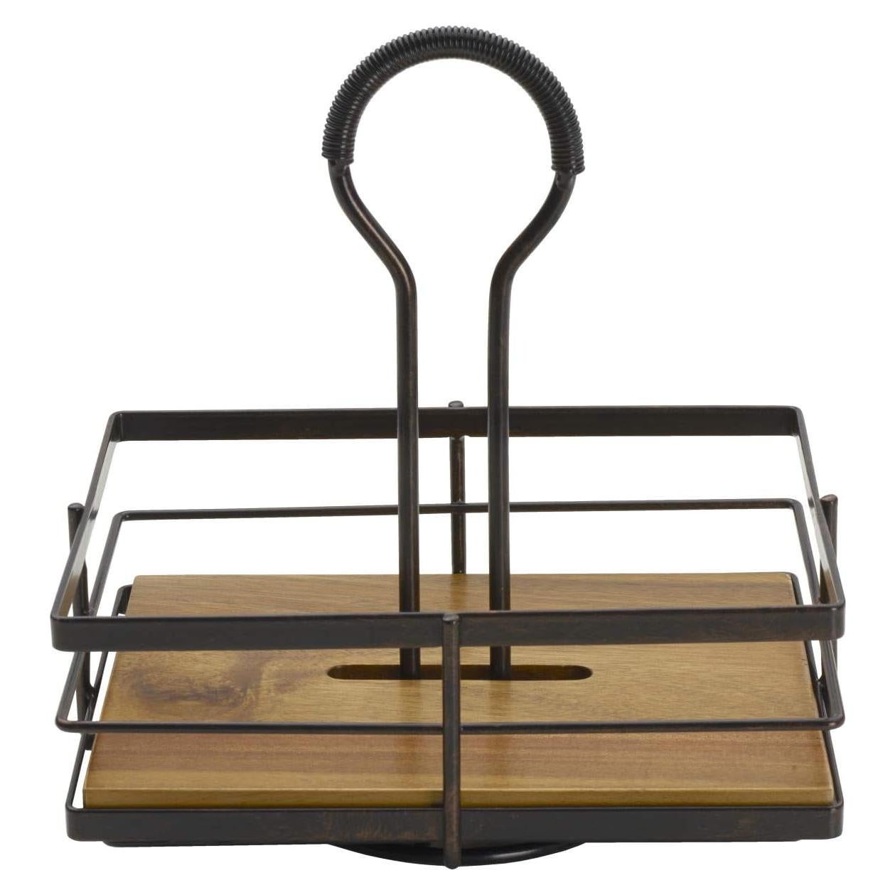 Caddy de Condimentos Rotatorio Gourmet Basics Mikasa 22cm Negro