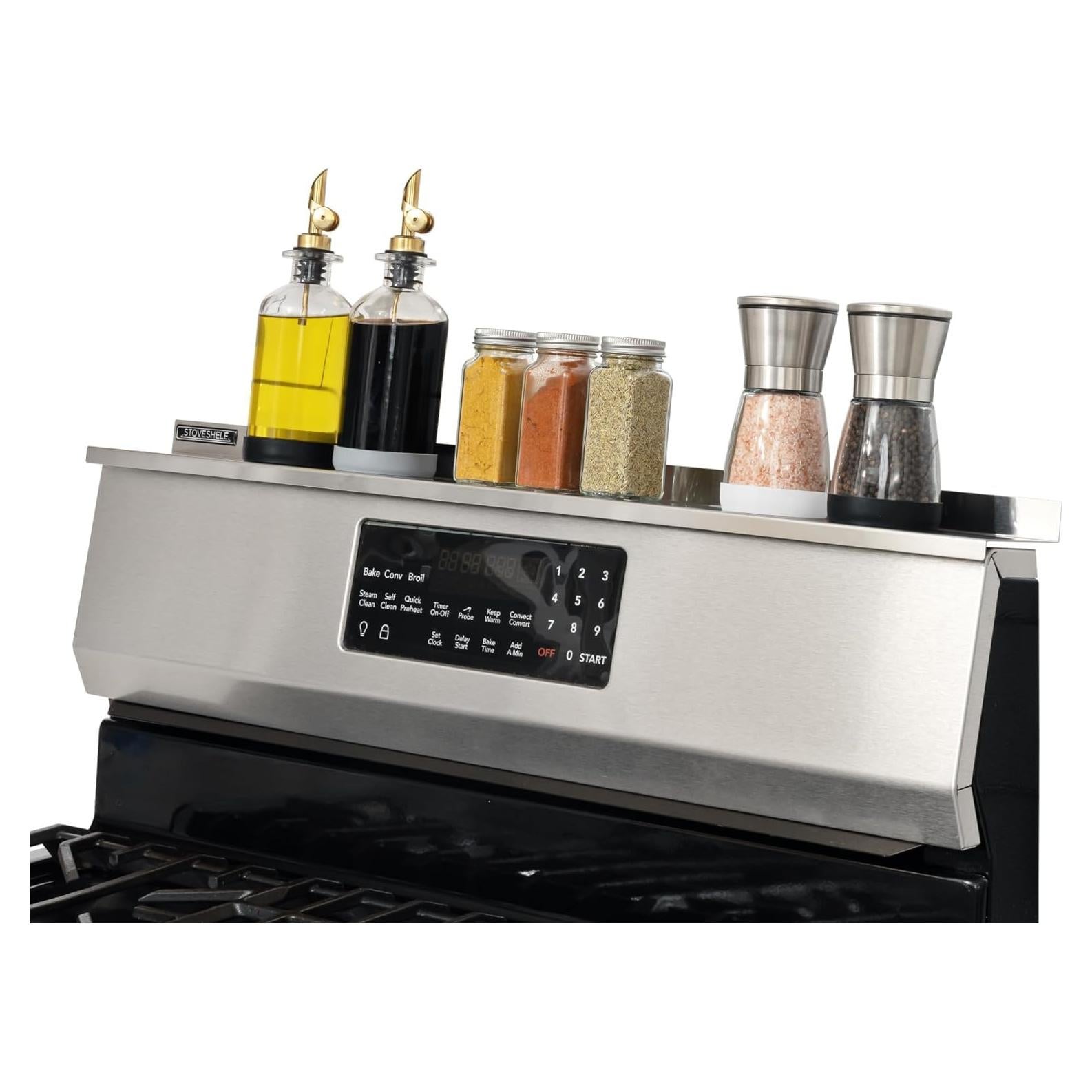 Estante Magnético de Acero Inoxidable StoveShelf 76 cm