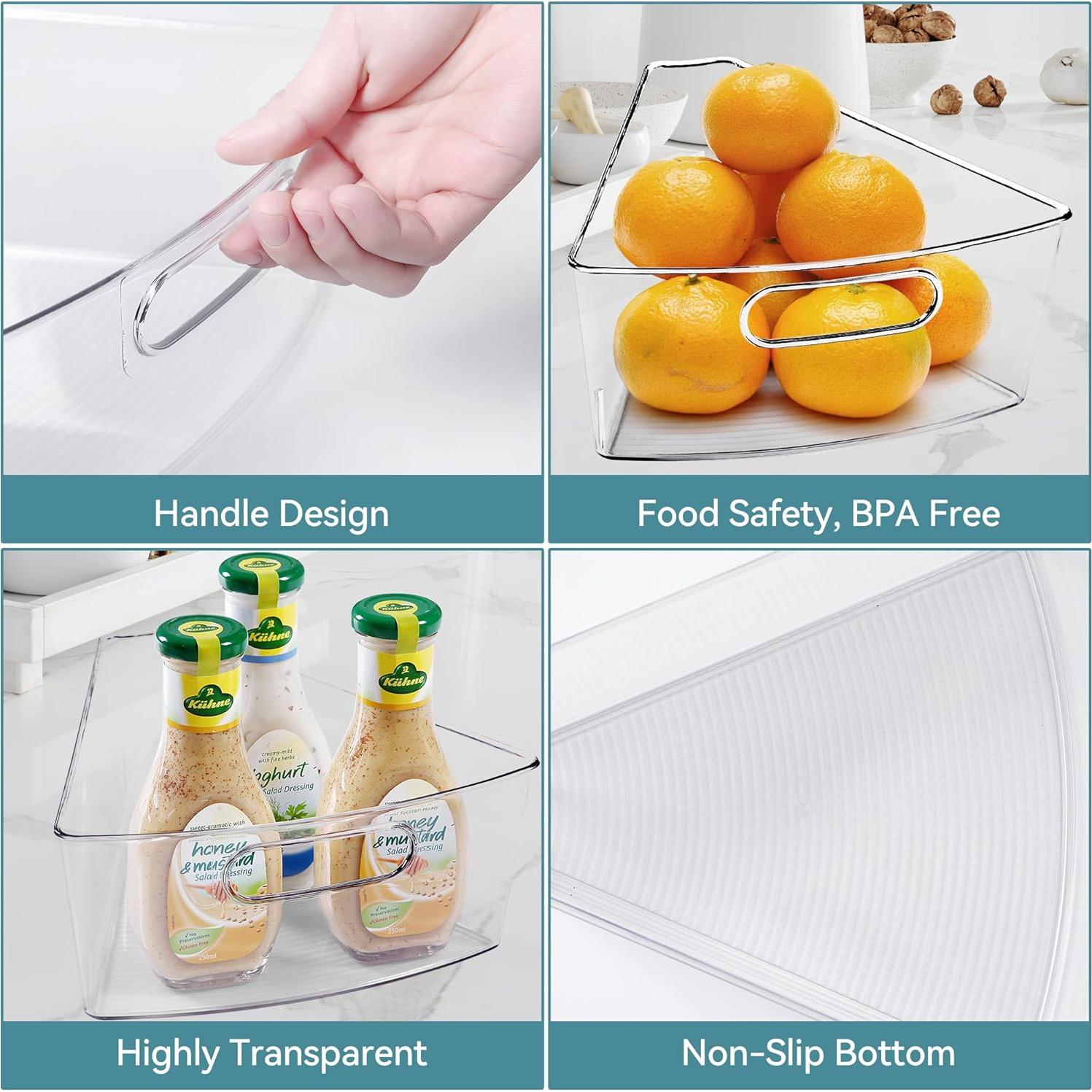 Conjunto de Organizadores Oubonun Lazy Susan 6 Piezas 29.5x25.9 cm