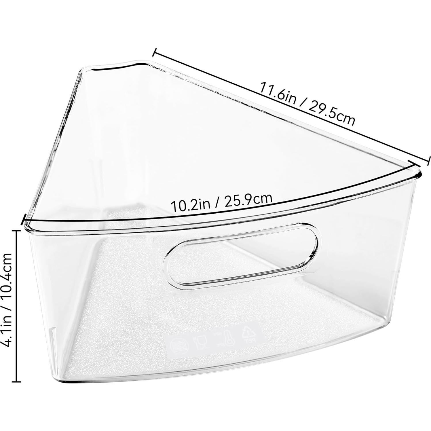 Conjunto de Organizadores Oubonun Lazy Susan 6 Piezas 29.5x25.9 cm