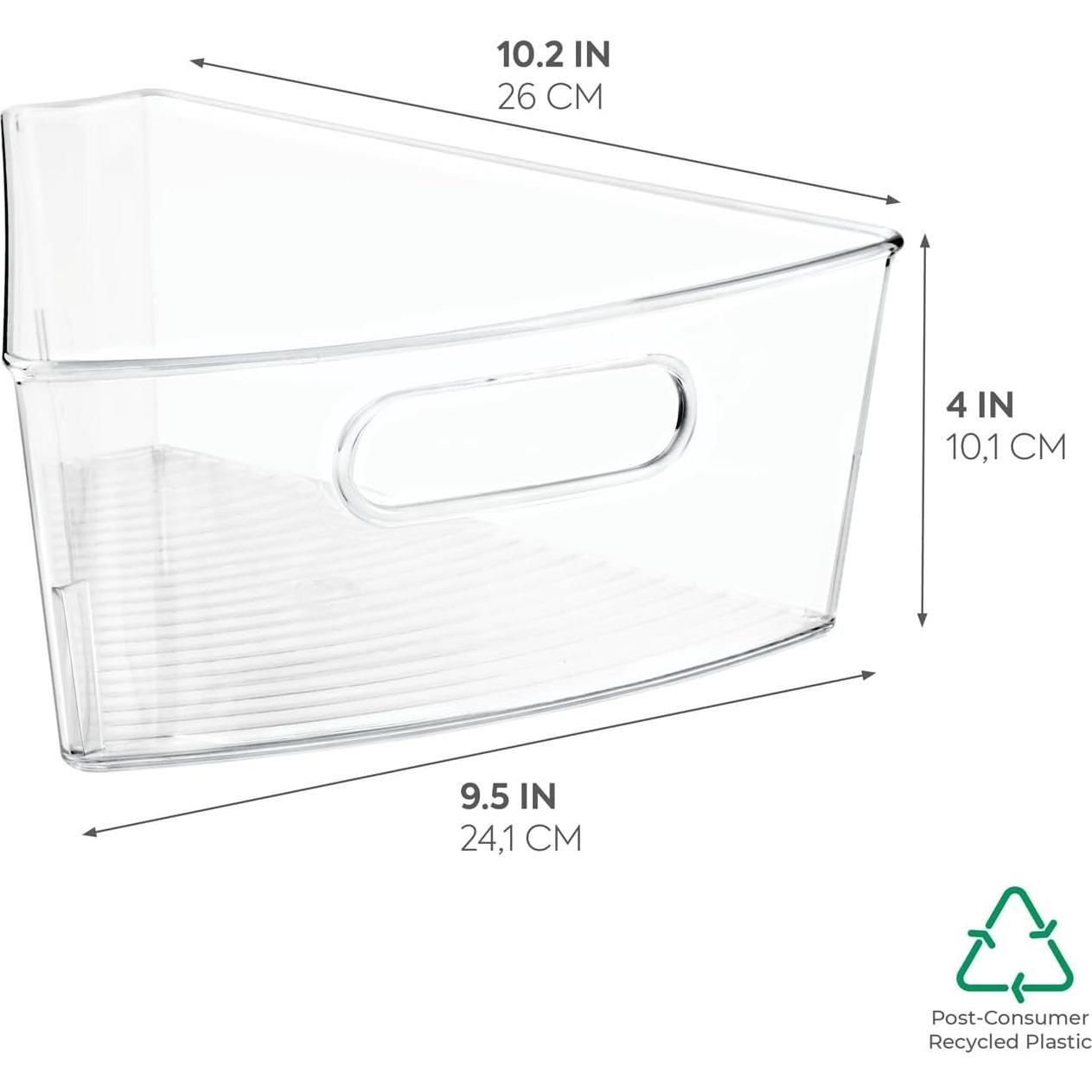 Contenedor de Almacenamiento iDesign Lazy Susan 26x24x10 cm