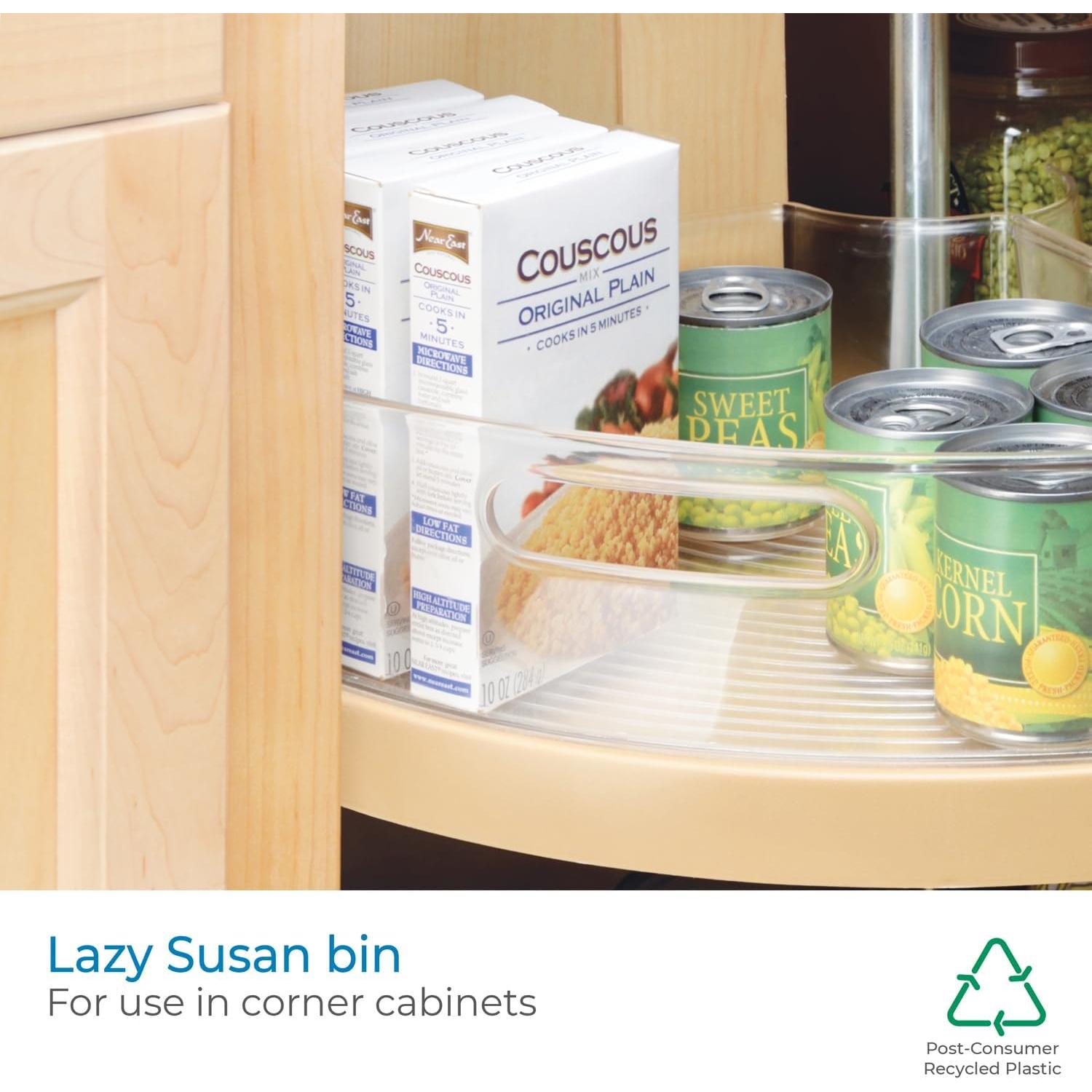 Contenedor de Almacenamiento iDesign Lazy Susan 26x24x10 cm