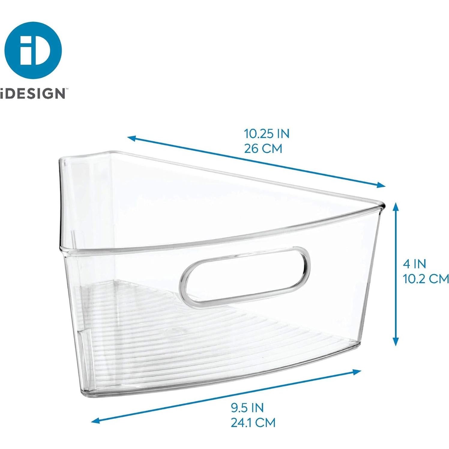 Contenedor de Almacenamiento iDesign Lazy Susan 26x24x10 cm