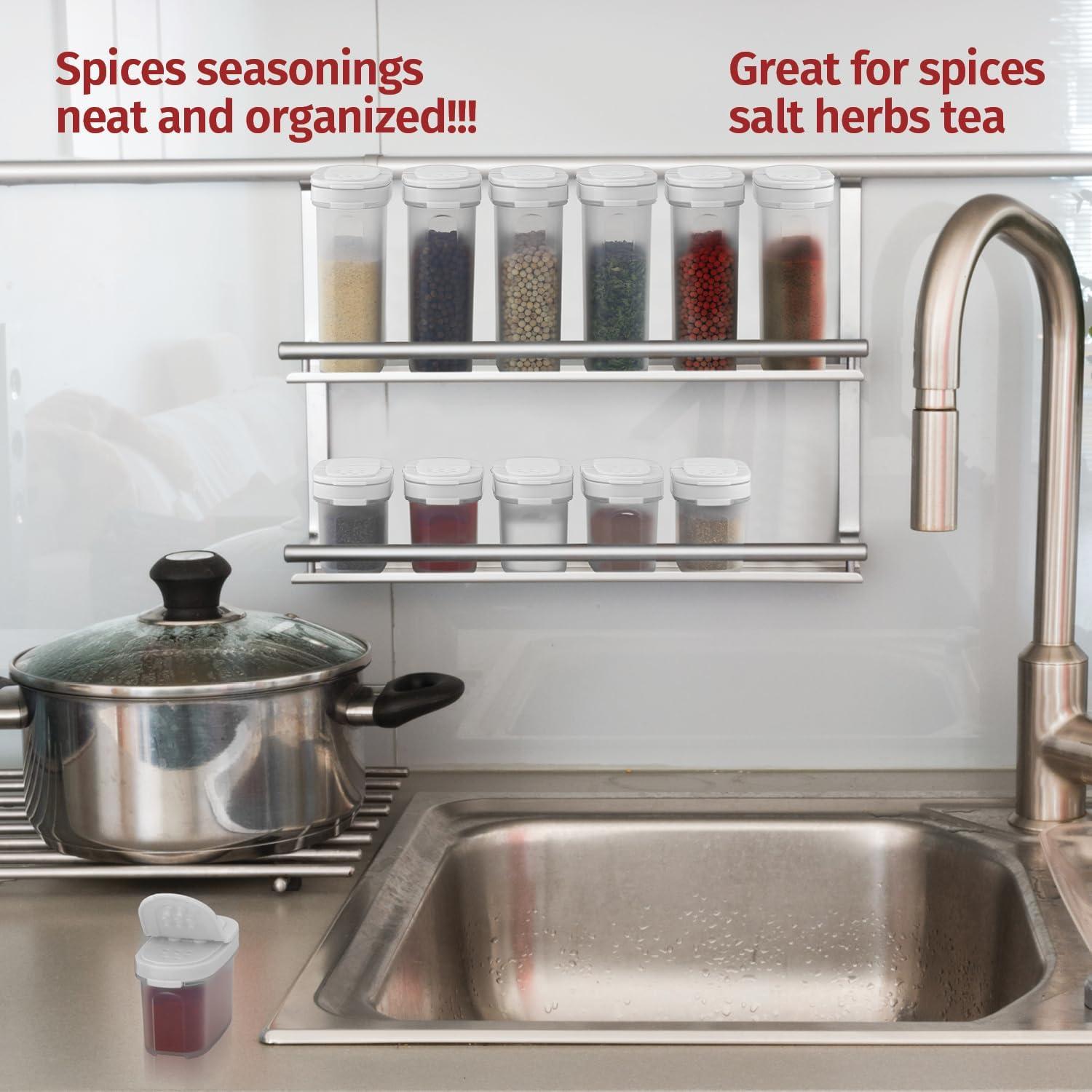 Conjunto de Tarros de Especias Signora Ware - 8 Piezas