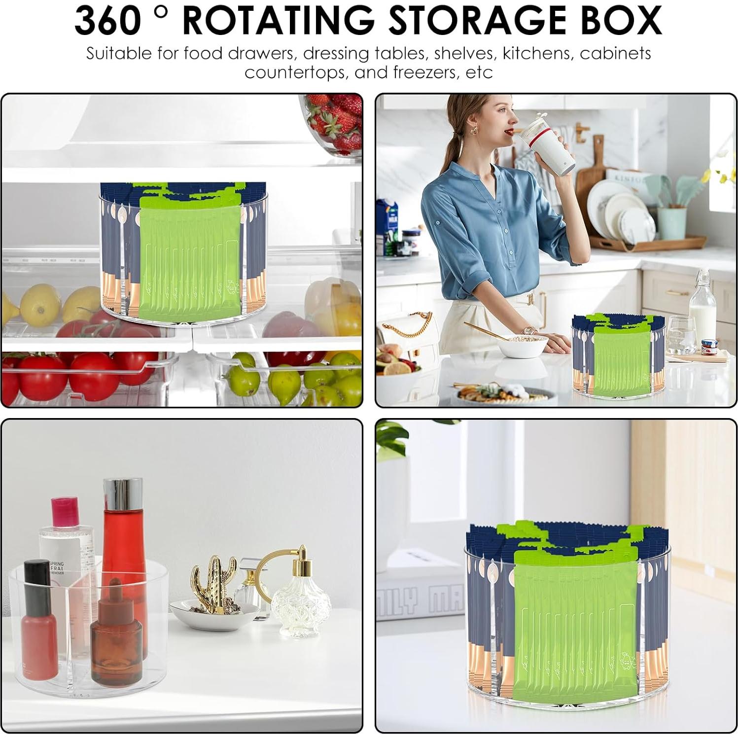 Organizador Giratorio de Bebidas VMBQRTI 4 Compartimentos