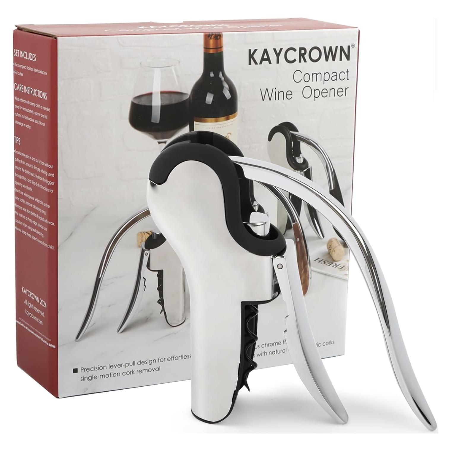 Abrebotellas de Vino KAYCROWN Acero Inoxidable 0.49 kg