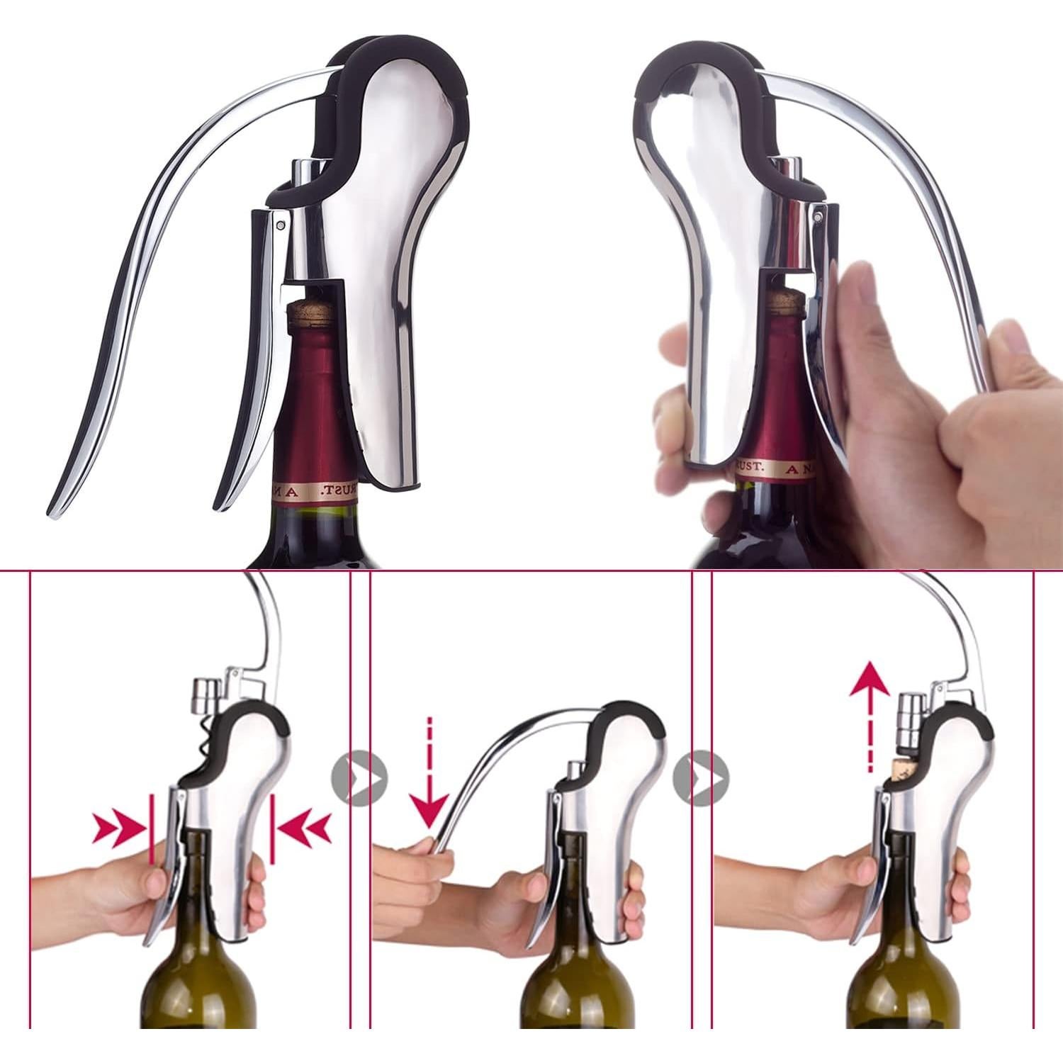 Abrebotellas de Vino KAYCROWN Acero Inoxidable 0.49 kg