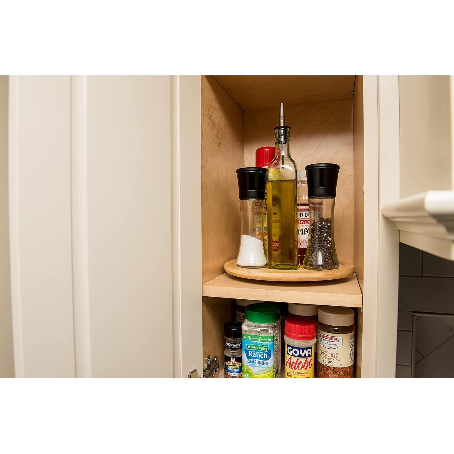 Plato Giratorio de Madera de Bambú Lipper 25,4 cm