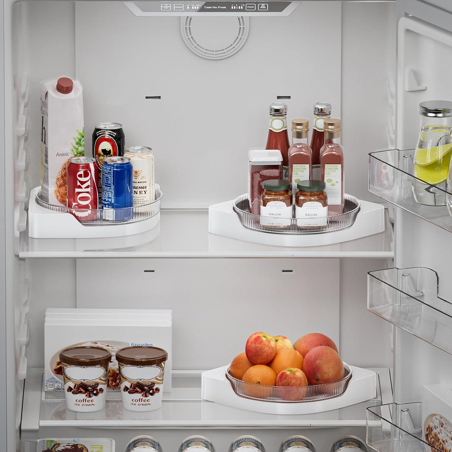 Organizador giratorio 2 niveles Shuang Qing 22,86 cm claro