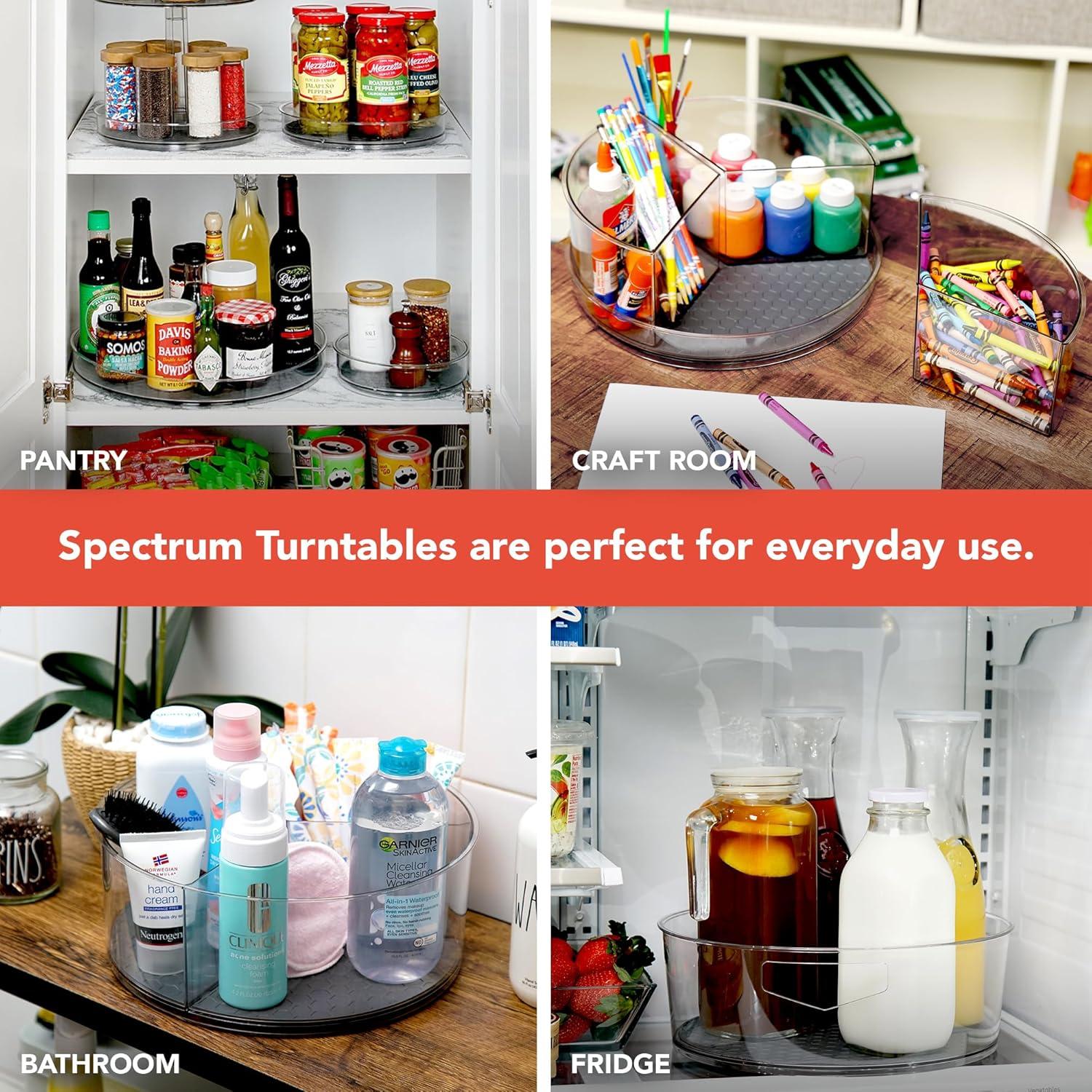 Organizador Giratorio Spectrum 2-Pack 19.3 cm Carbón