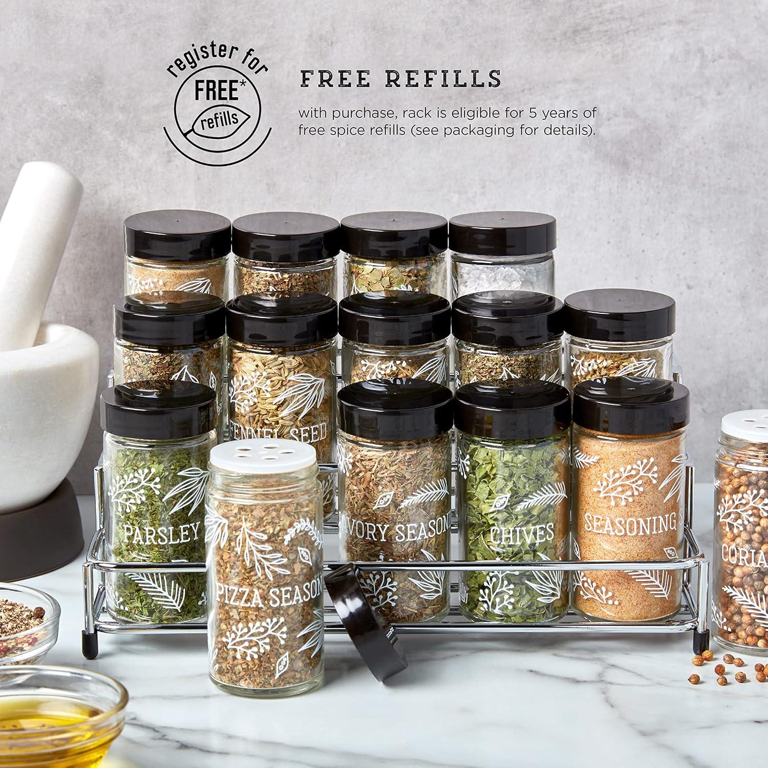 Soporte de Especias Kamenstein 15 Tarros Cromo 3 Niveles