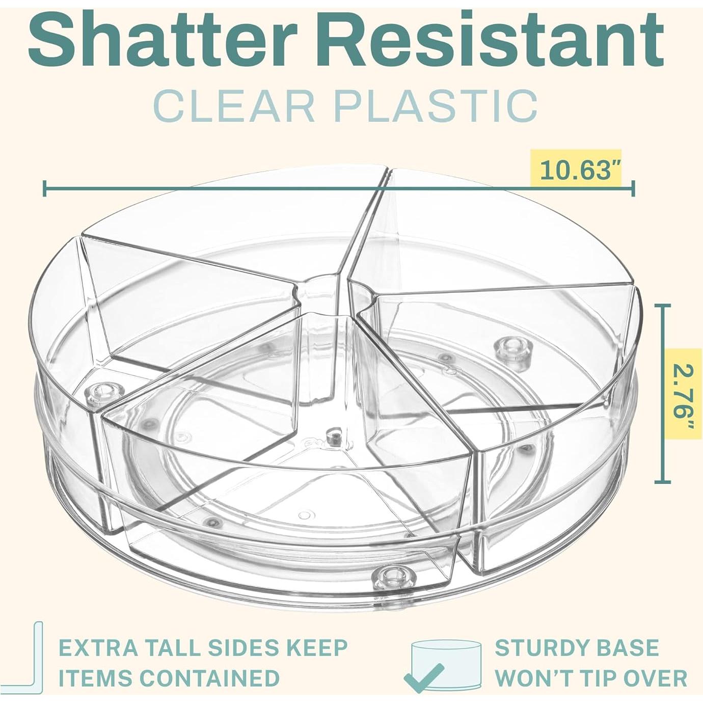 Contenedor Giratorio de Alimentos Home Intuition 22,86 cm